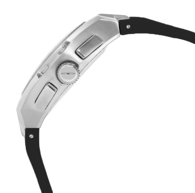 BLADE Magnifique Black 3652G5SNN SS & Silicone Strap Multifunction Men's Watch