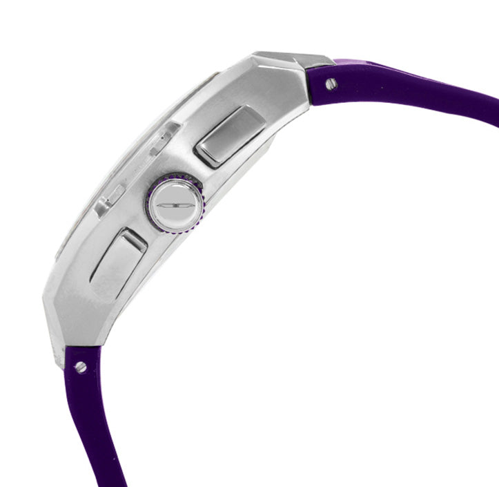 BLADE Magnifique Indigo 3652G5SNV SS & Silicone Strap Multifunction Men's Watch