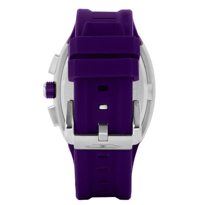 BLADE Magnifique Indigo 3652G5SNV SS & Silicone Strap Multifunction Men's Watch