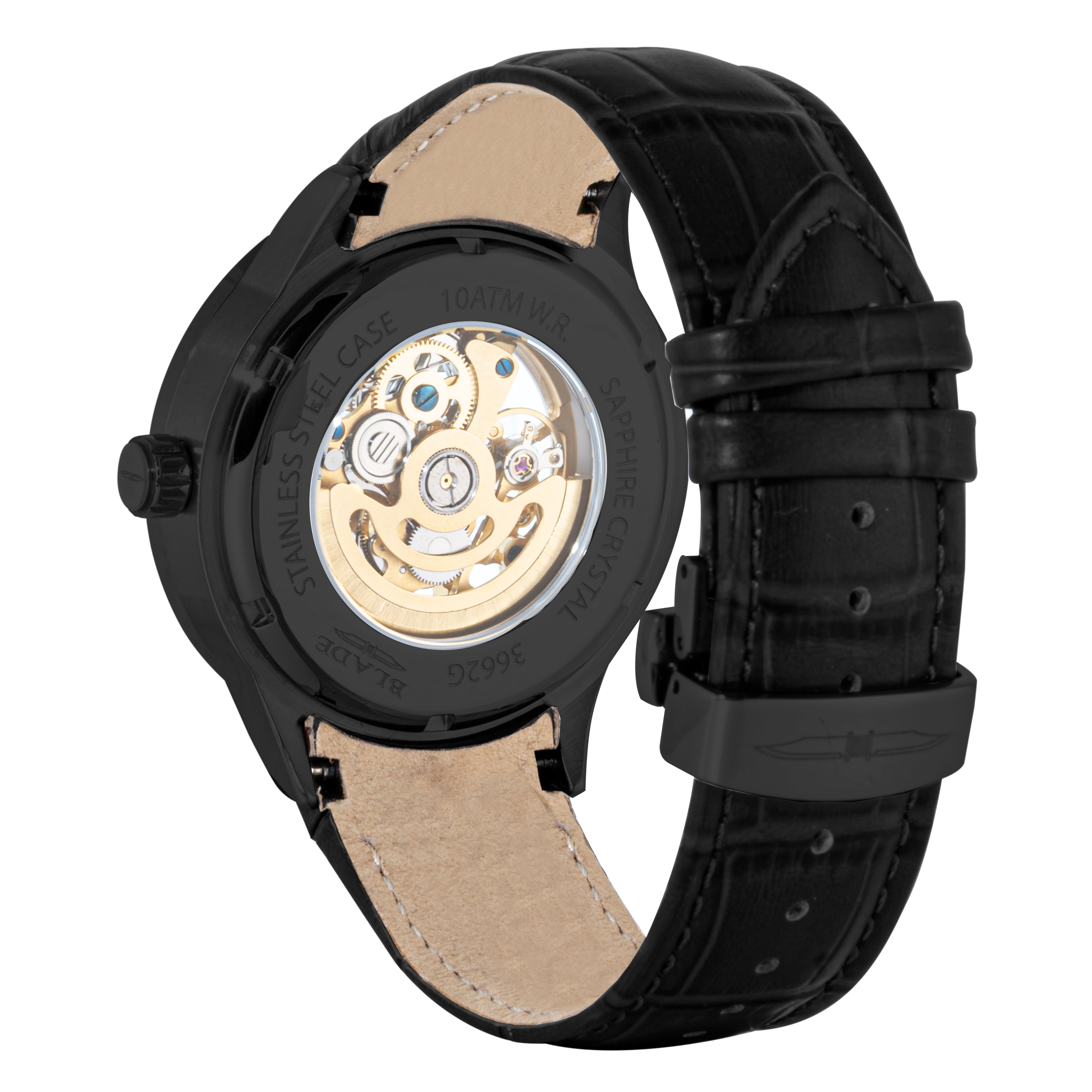 BLADE Sempre Noir 3662G1NNN Automatic Men's Watch - Back 01