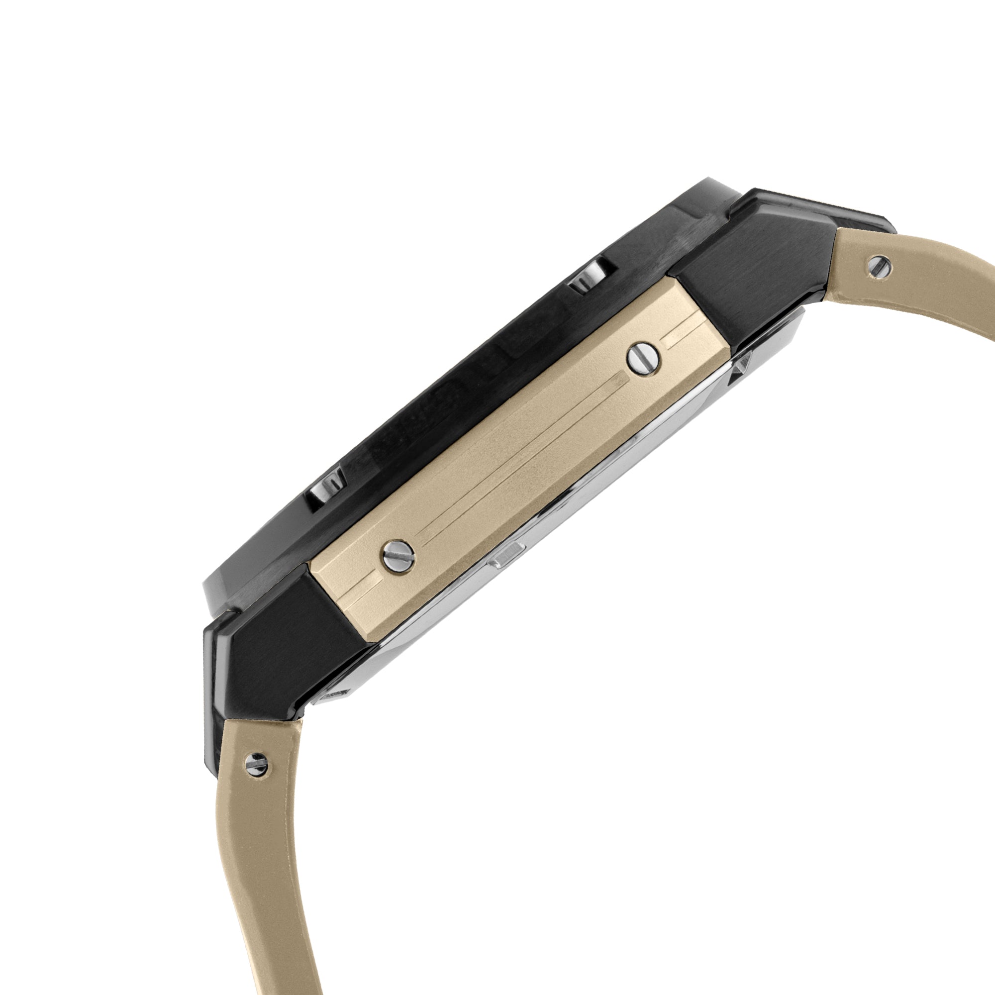 BLADE Swift Desert 3667G5AGD SS & Silicone Strap Multifunction Men's Watch