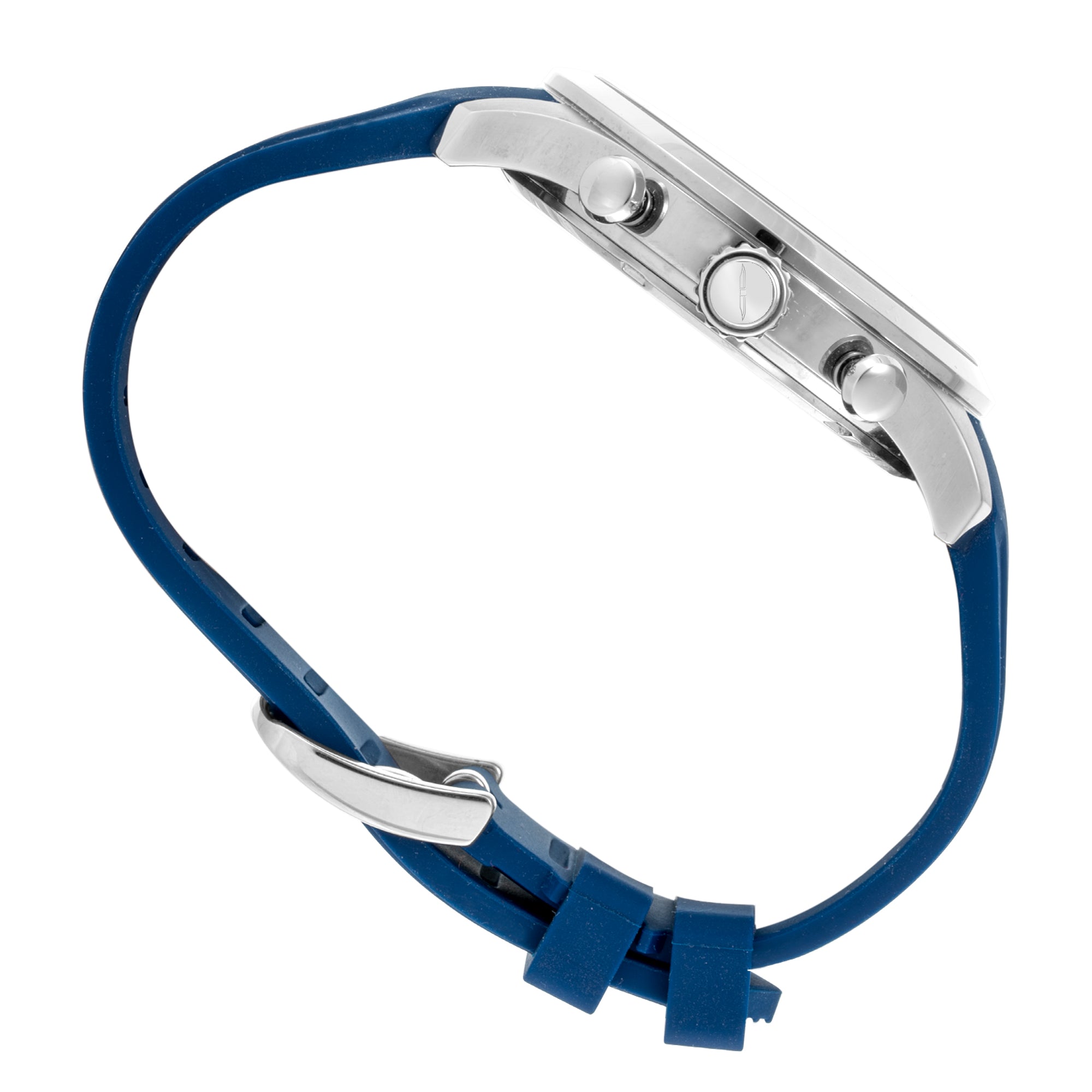 BLADE Gallant Navy 3680G5SBB SS & Silicone Strap Multifunction Men's Watch