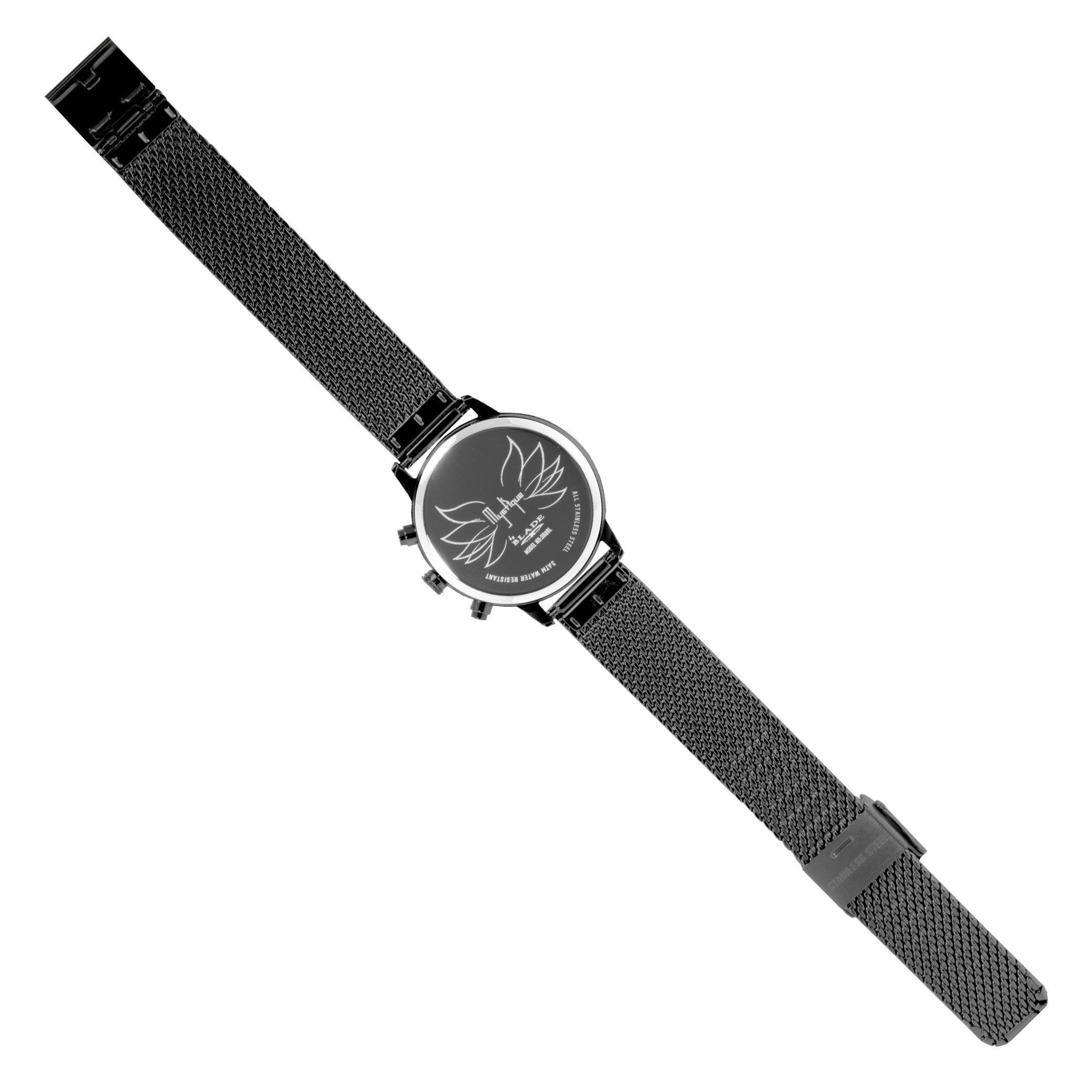 BLADE Venus Imprint SS Case & Mesh Strap Multifunction Women's Watch
