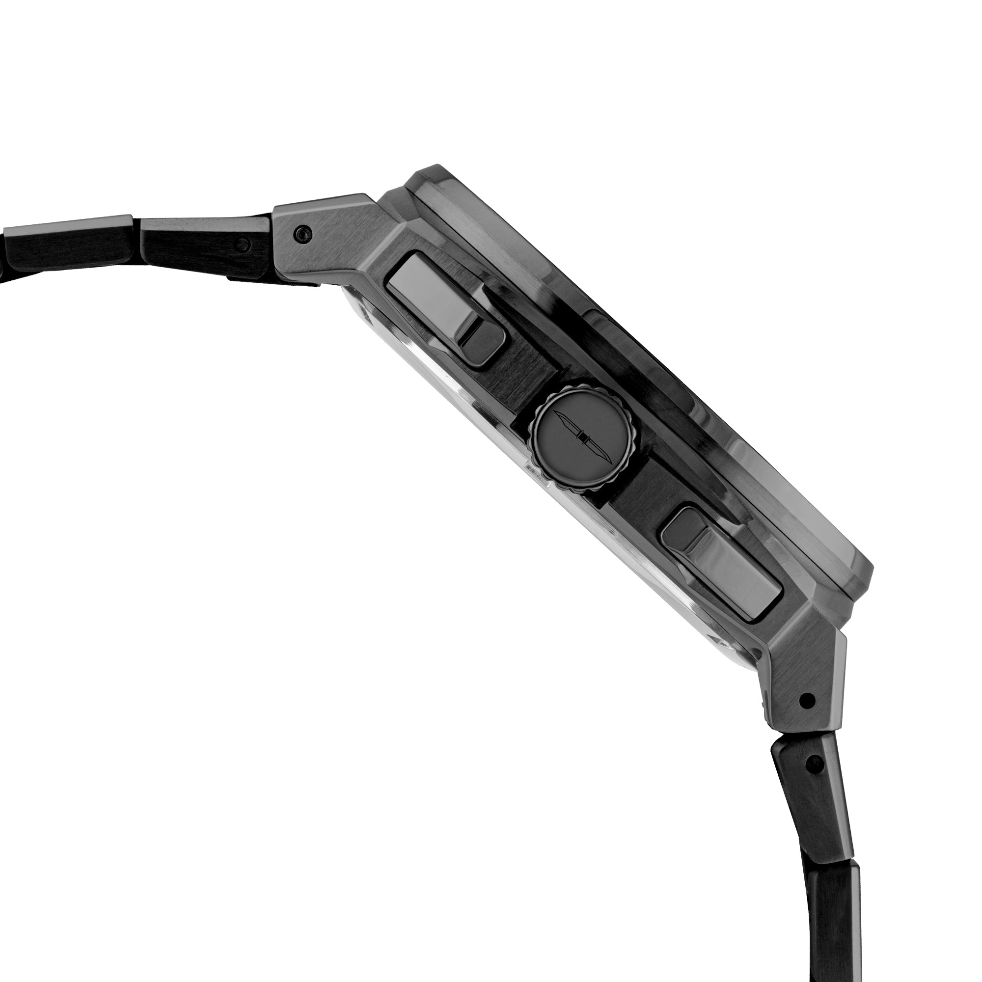 BLADE CRUSADER SS NOIR 3693G2NNN SS Case & Band Chronograph Men's Watch