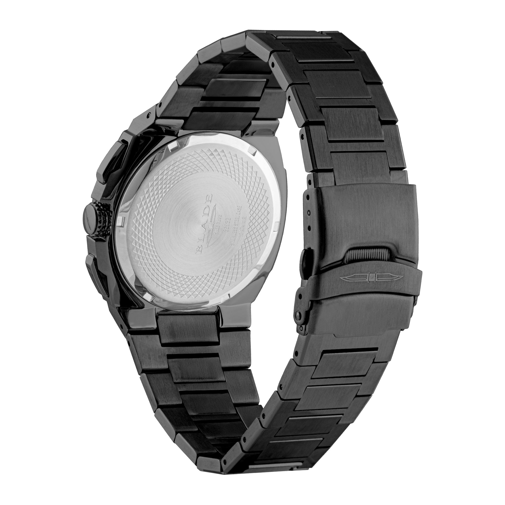 BLADE CRUSADER SS NOIR 3693G2NNN SS Case & Band Chronograph Men's Watch