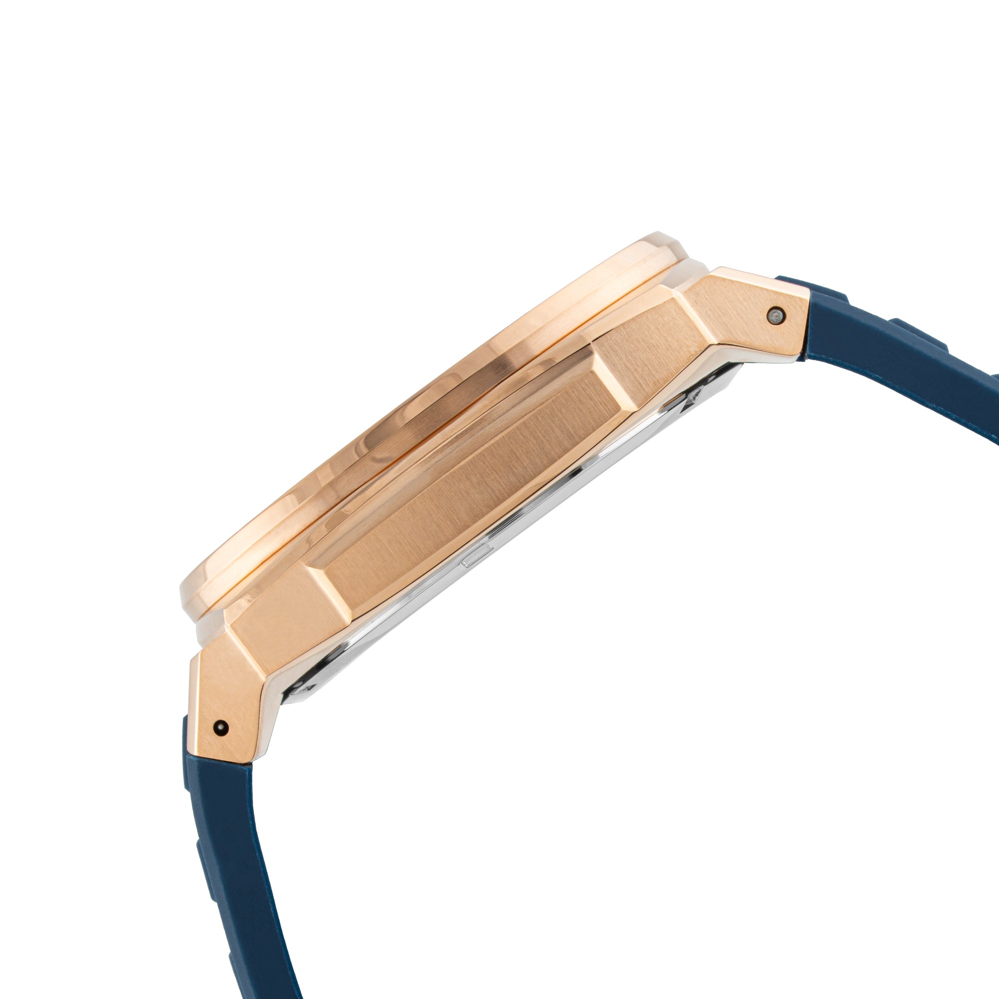 BLADE CRUSADER NIGHT  3694G5RBB SS Case & Silicone Strap Chronograph Men's Watch