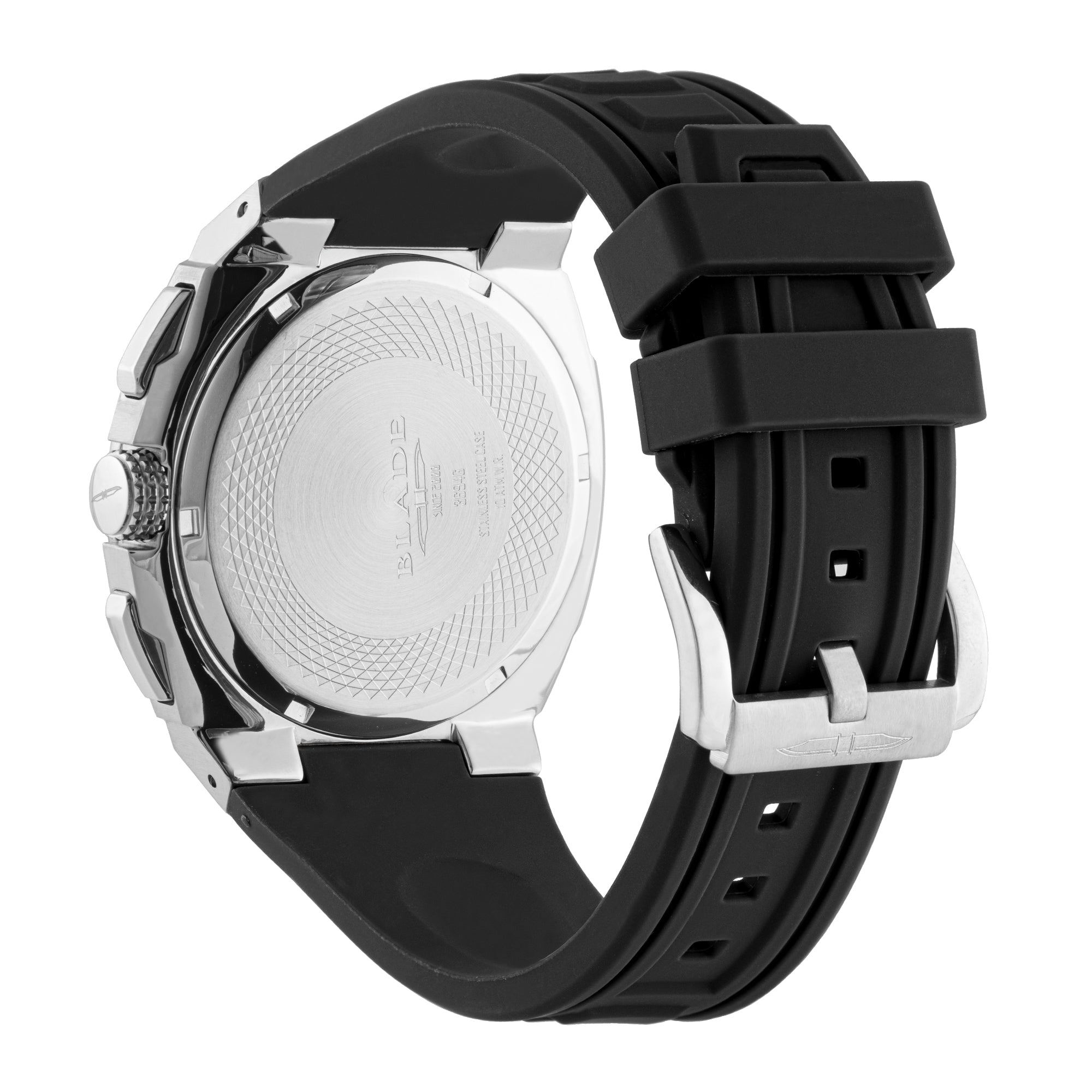 BLADE CRUSADER MONO 3694G5SUN SS Case & Silicone Strap Chronograph Men's Watch