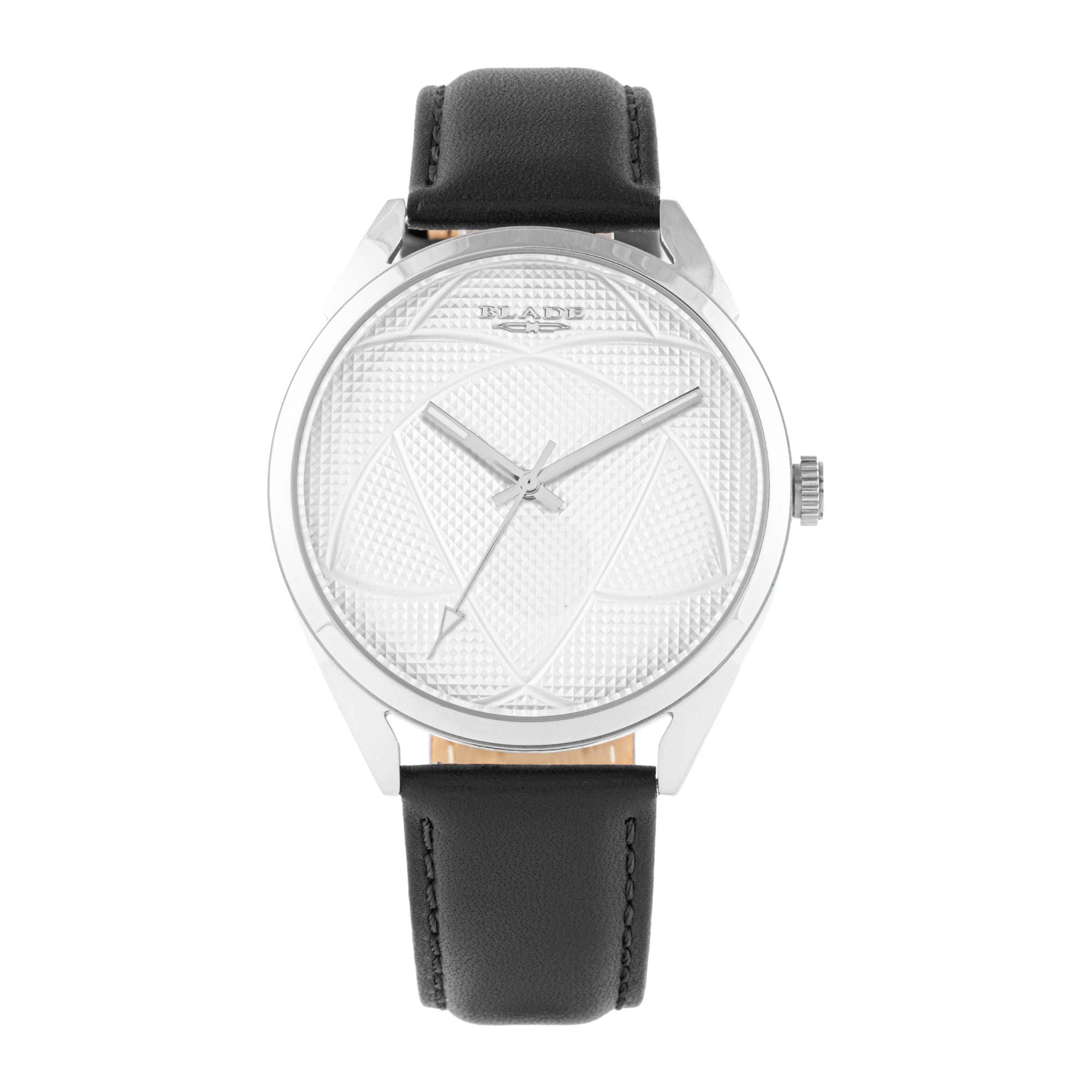 BLADE RETRO-FUTBOL 3697G1SWN SS CASE LEATHER STRAP MEN'S WATCH