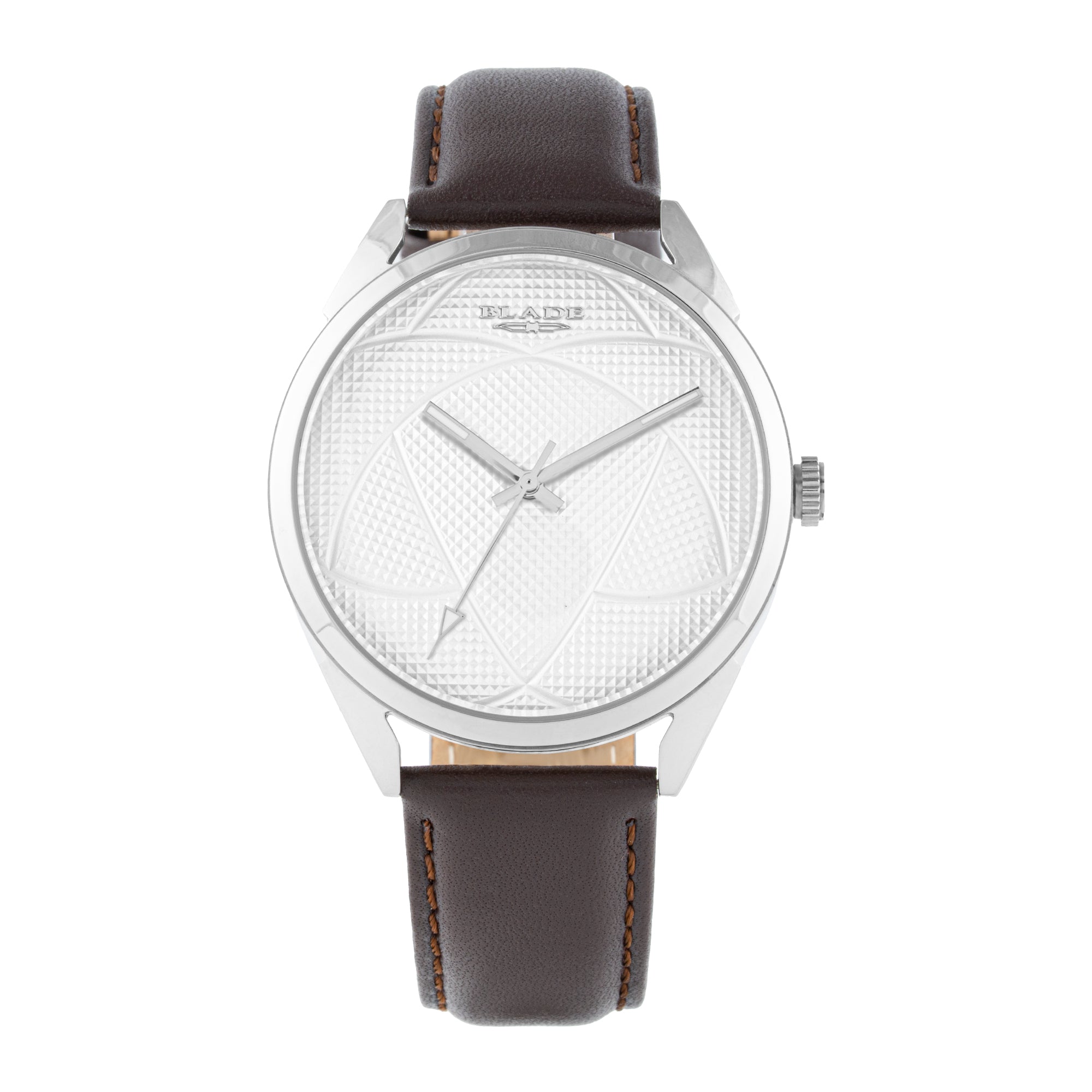 BLADE RETRO-FUTBOL 3697G1SWO SS CASE LEATHER STRAP MEN'S WATCH