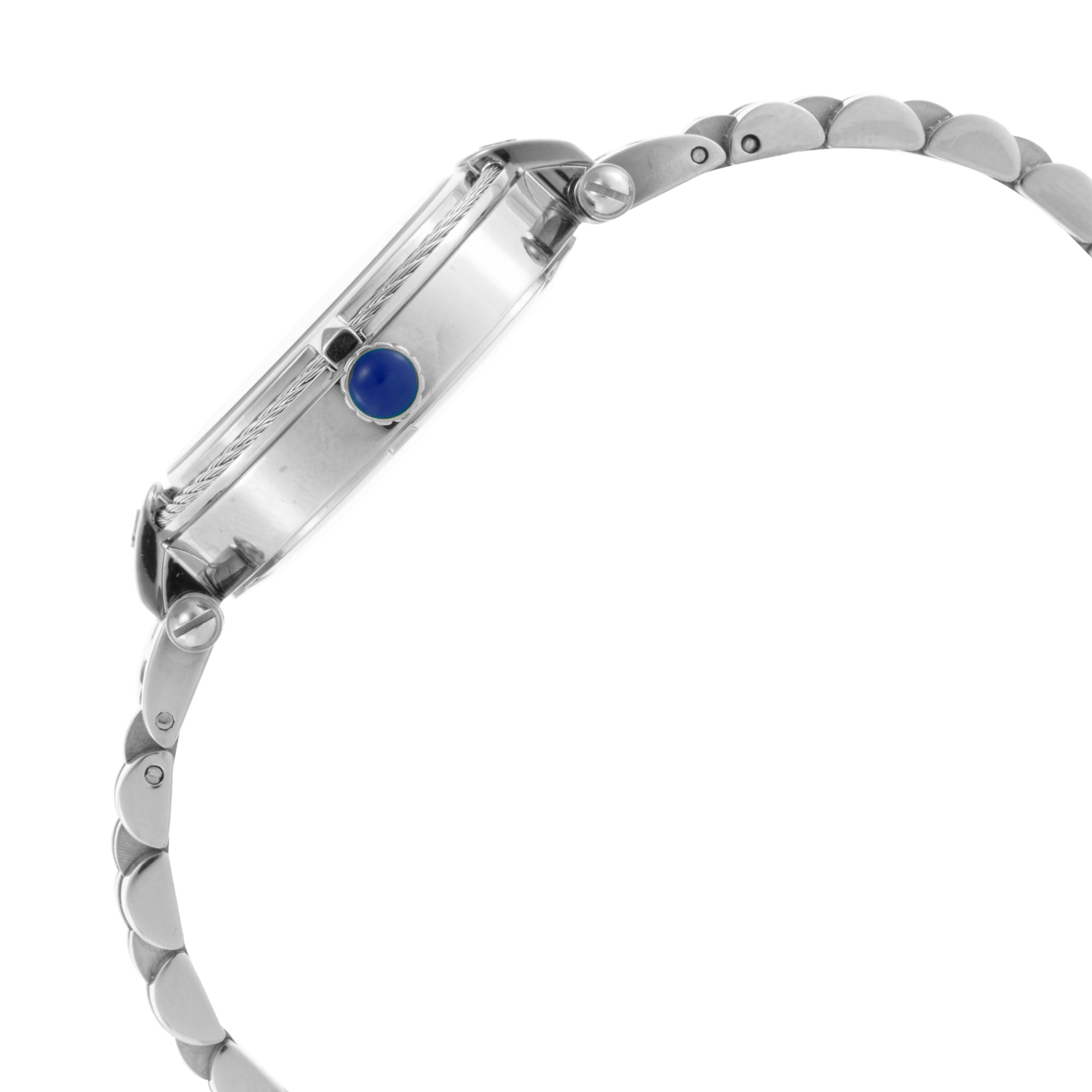 BLADE Paradigm X White 3698L2SSS SS Case & Band 3-Hands Women's Watch
