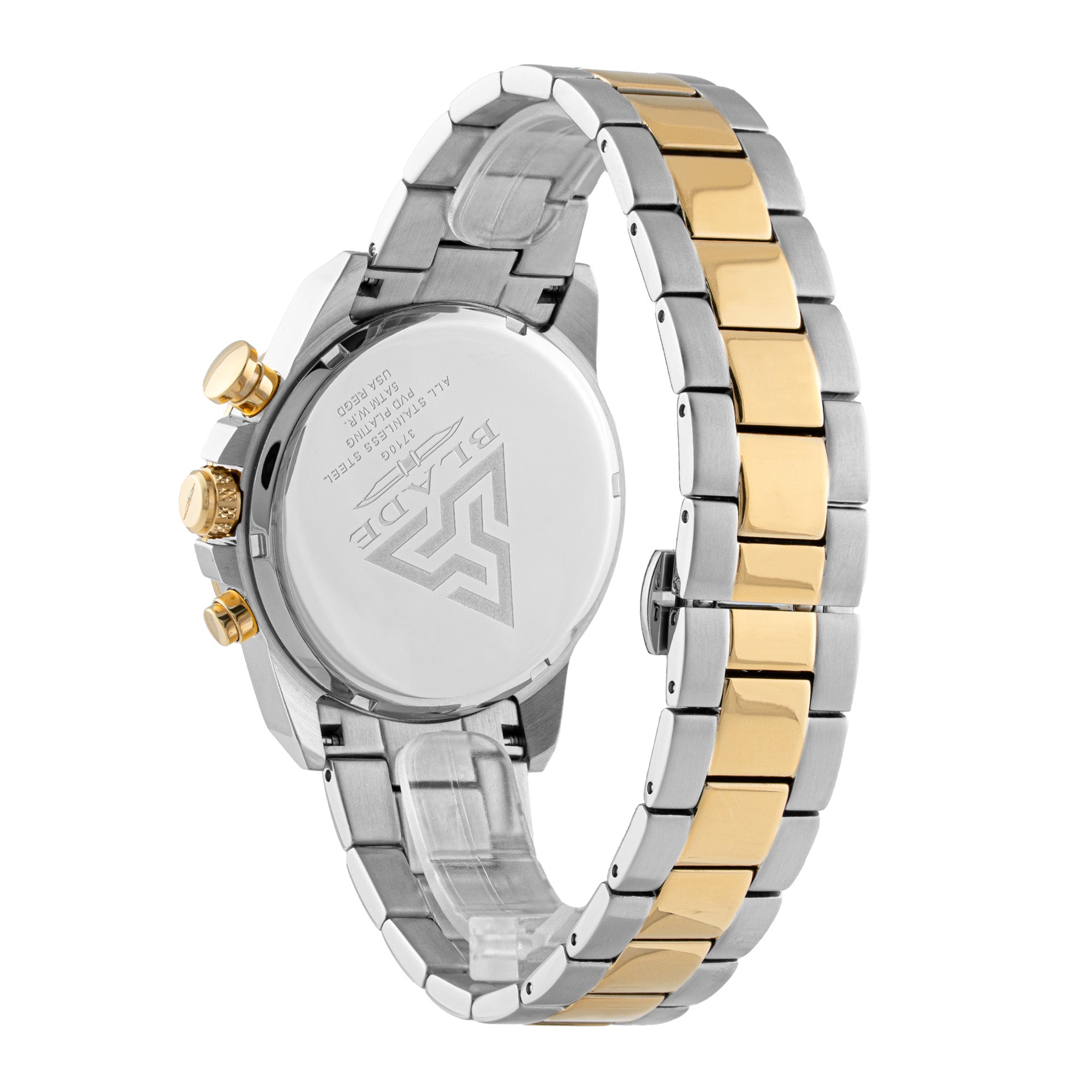 BLADE OUTLIER MARBLE 3710G2TNT SS CASE & BAND MULTIFUNCTION MEN'S WATCH