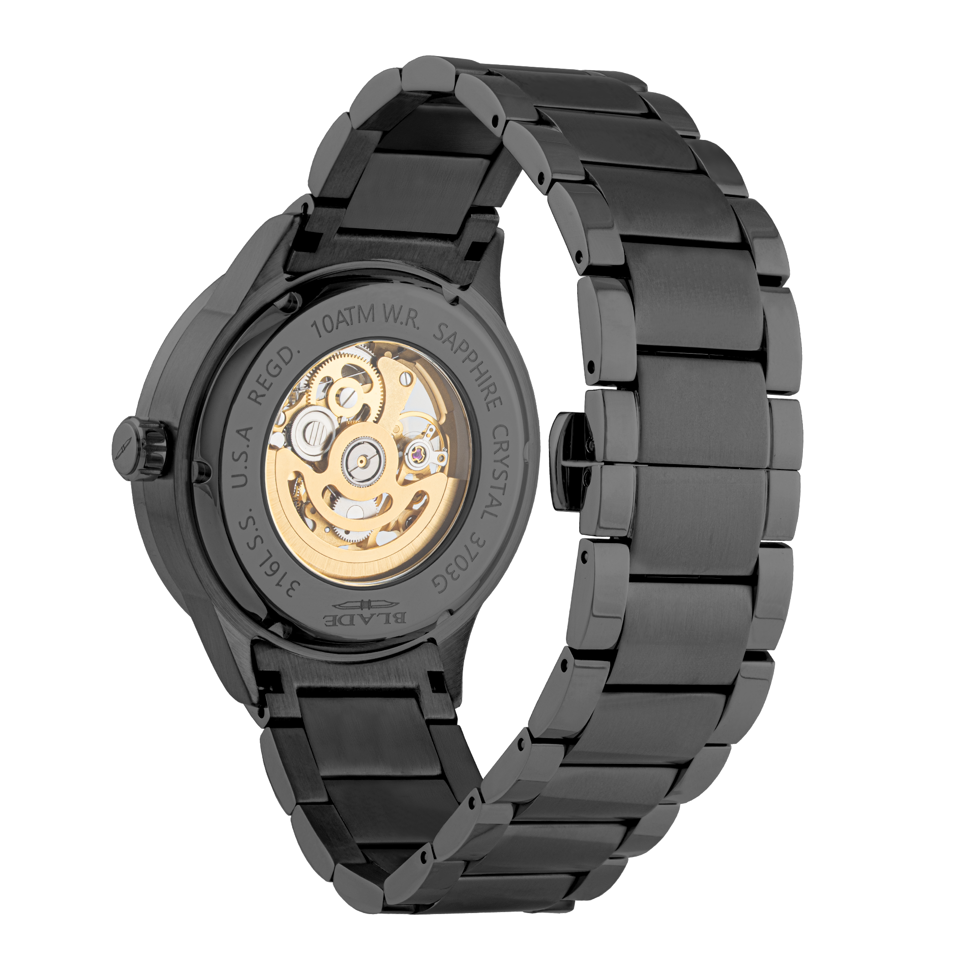 BLADE Sempre SS Noir 3703G2NNN SS Case & Band Automatic Men's Watch