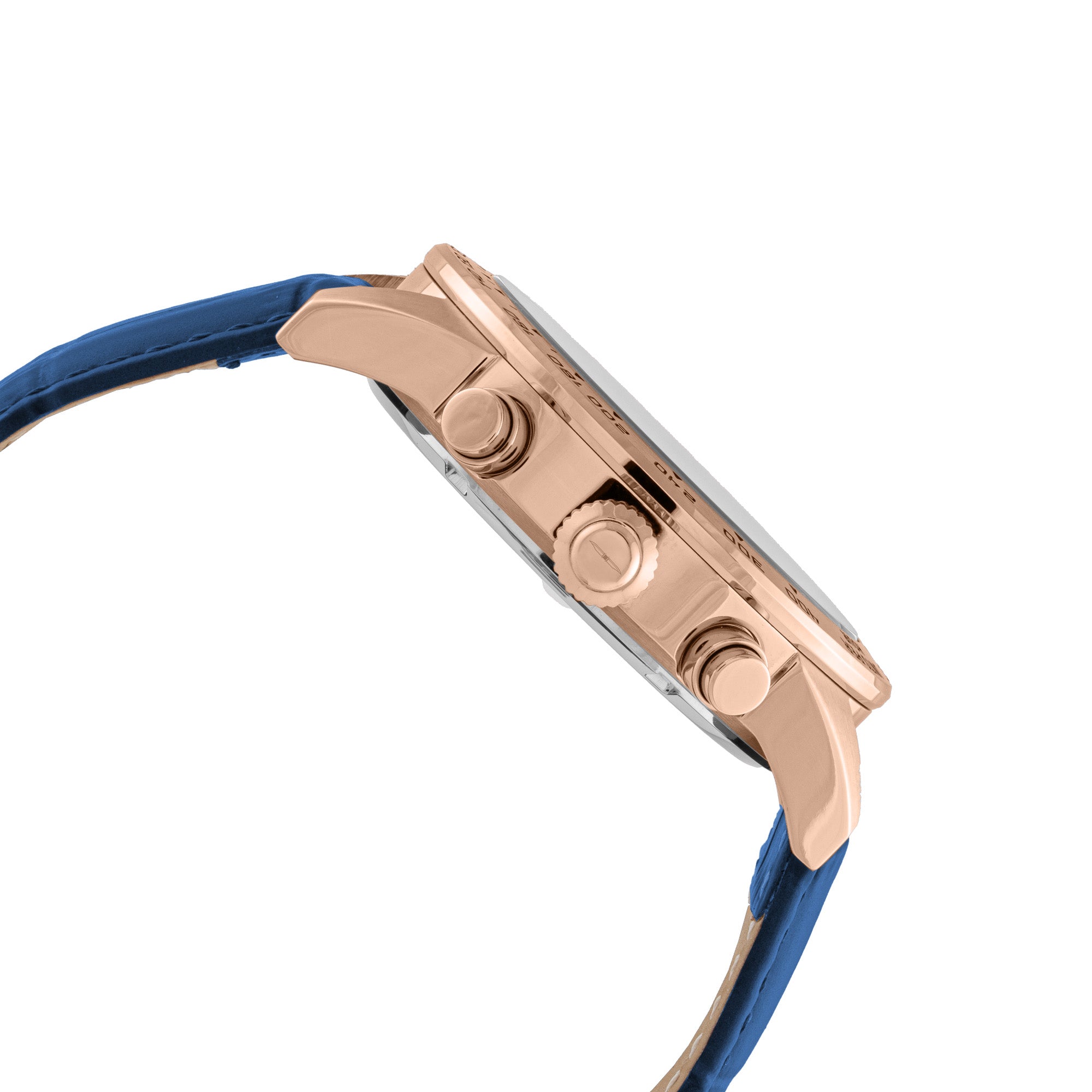 BLADE ECHELON NIGHT 3709G1RBB SS CASE & LEATHER STRAP MULTIFUNCTION MEN'S WATCH