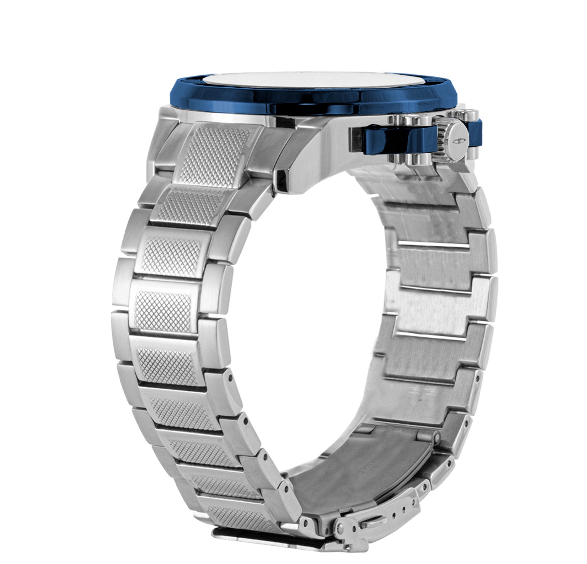 BLADE Crossfire Blue SS Case & Band Multifunction Men's Watch