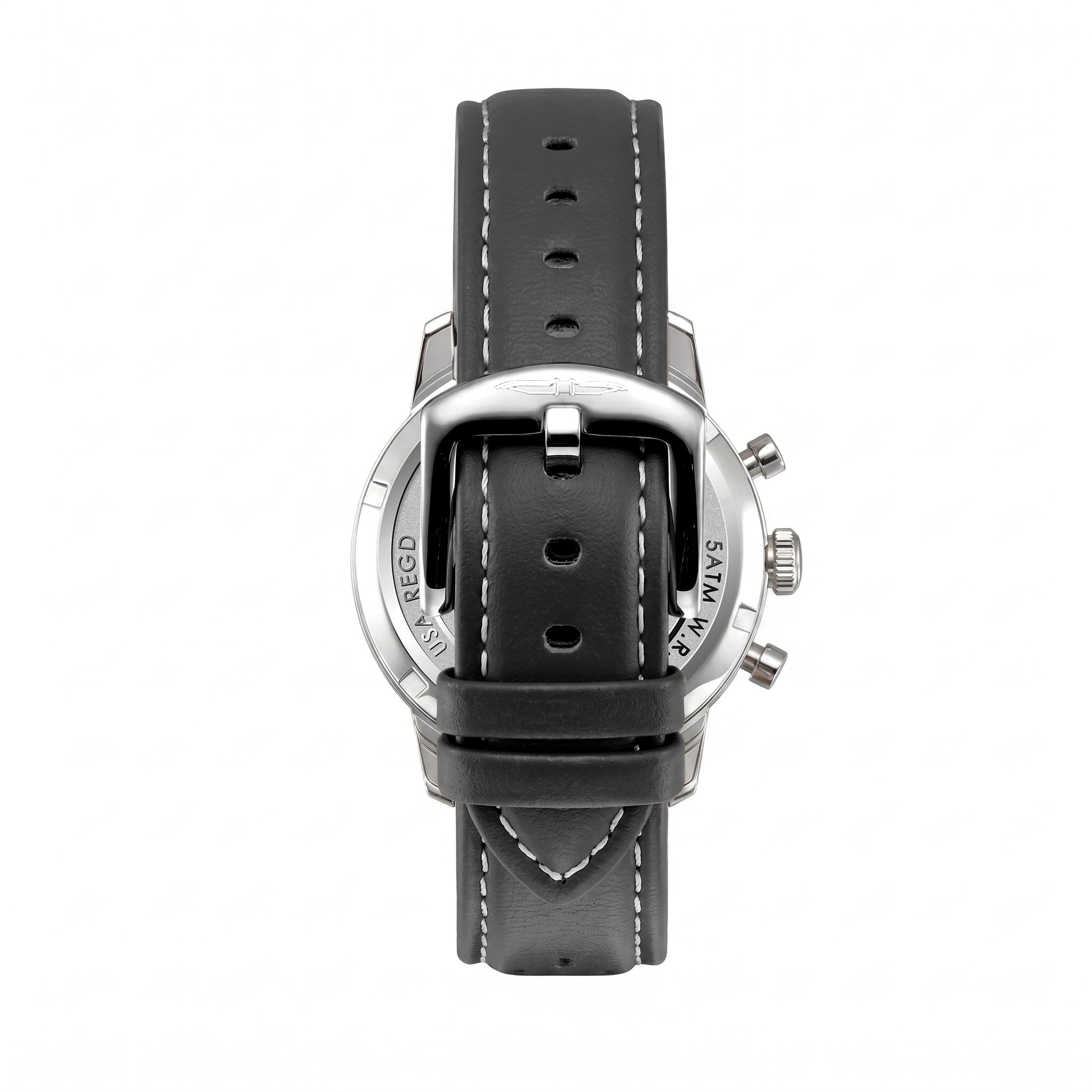 BLADE Rally Sky 3721G1SIN SS Case & Leather Strap Dual-Time Multi Men's Watch