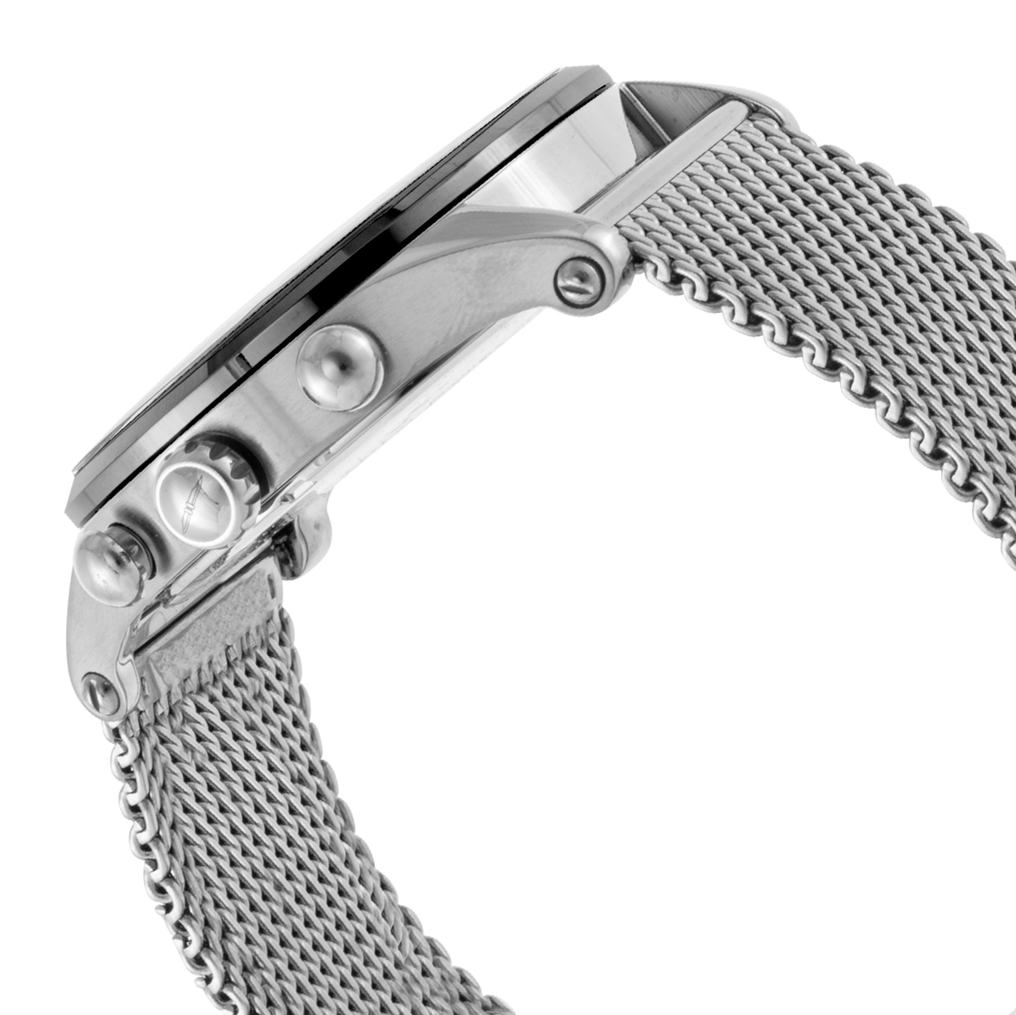 BLADE FUSION SS MONO SS CASE & MESH STRAP MULTIFUNCTION MEN'S WATCH