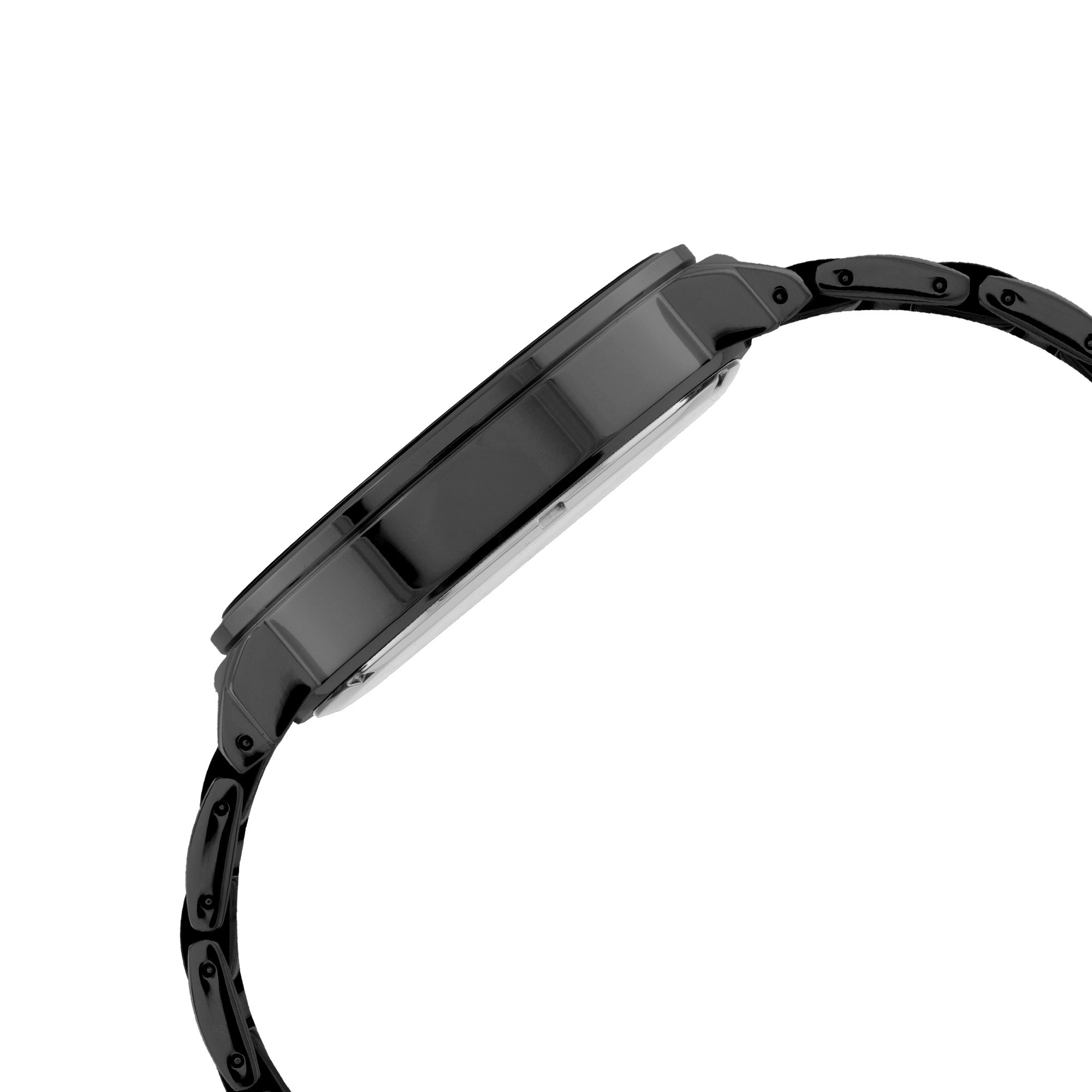 BLADE Jazz Noir SS Case & SS/Ceramic Band Date Women's Watch