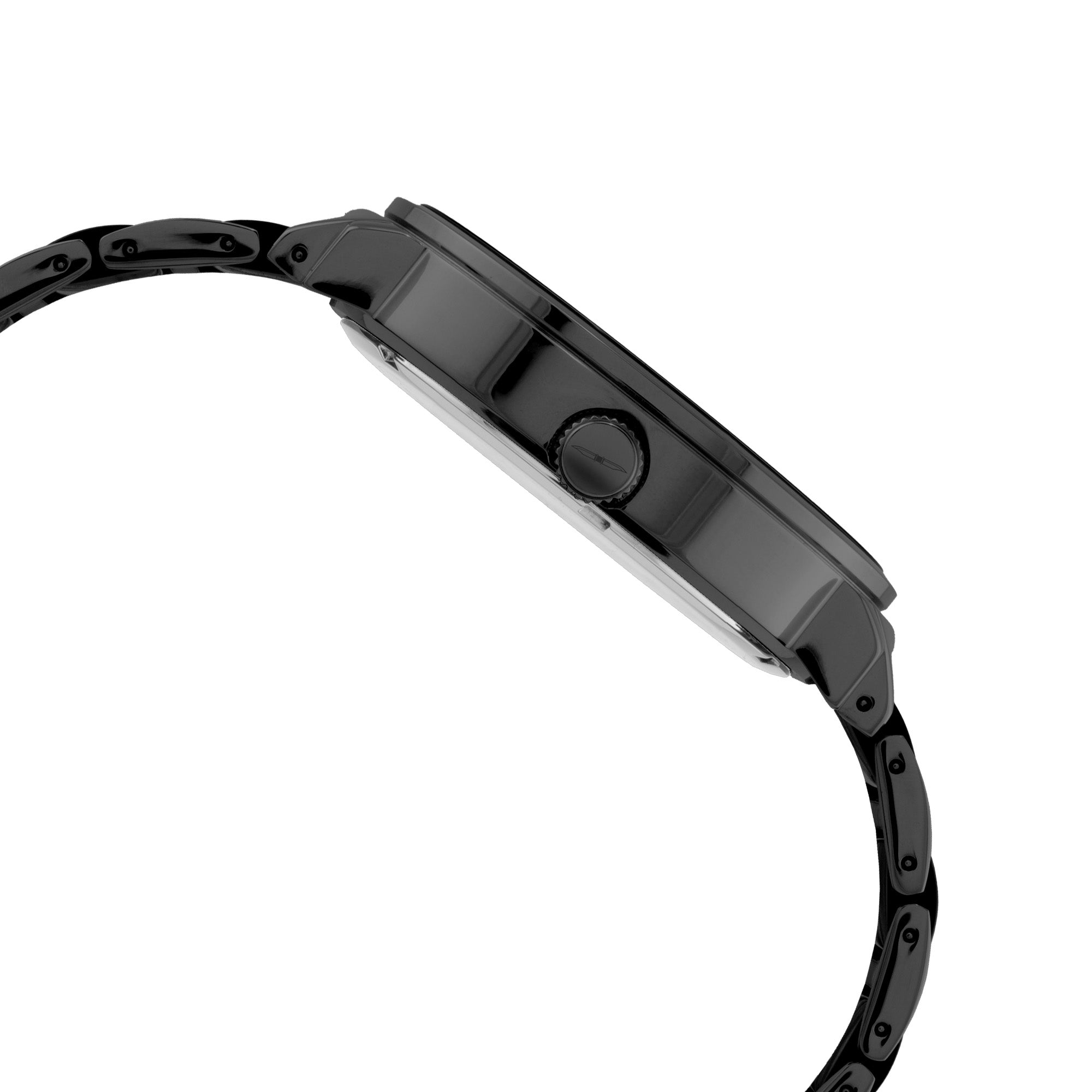 BLADE Jazz Noir SS Case & SS/Ceramic Band Date Women's Watch