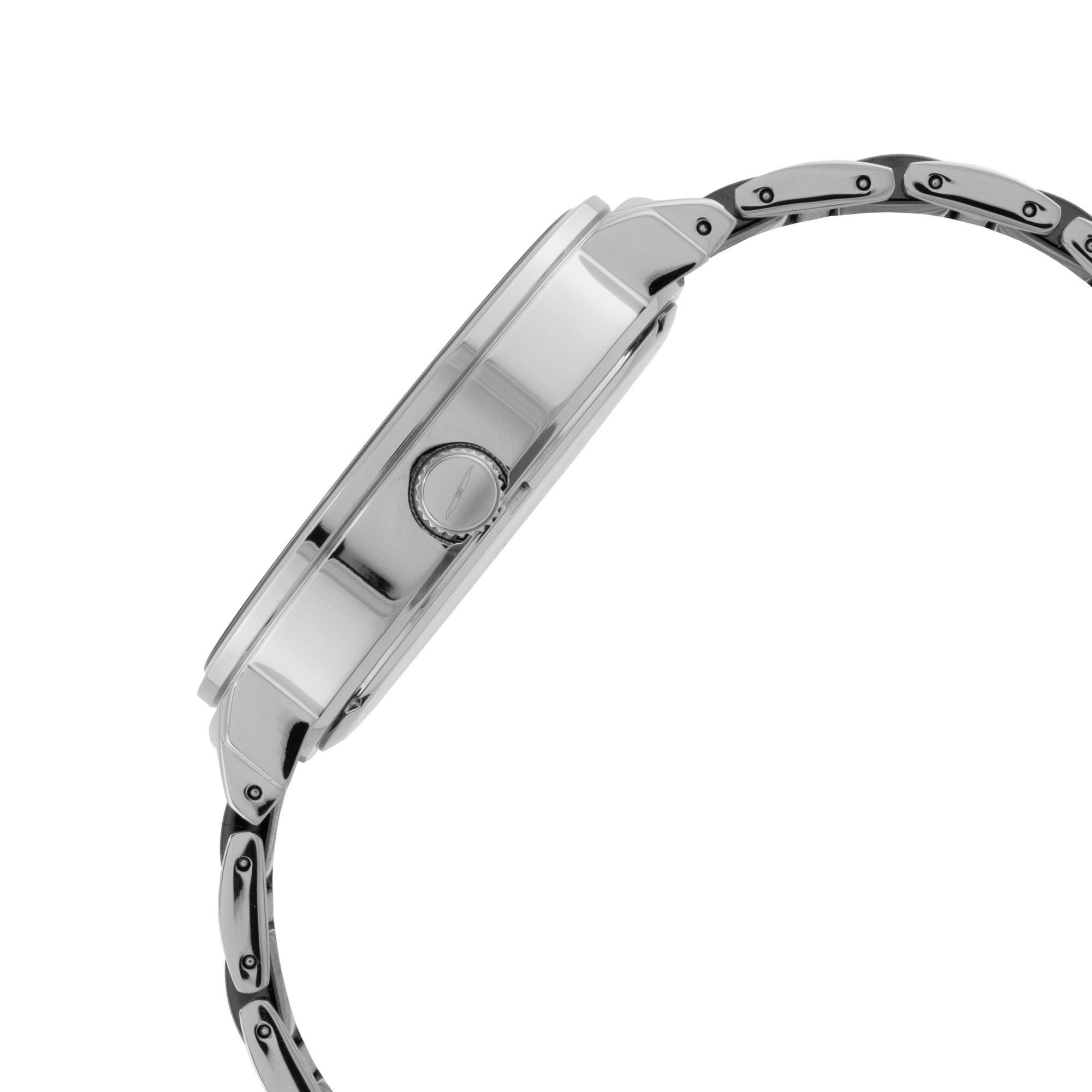 BLADE Jazz Black SS Case & SS/Ceramic Band Date Women's Watch