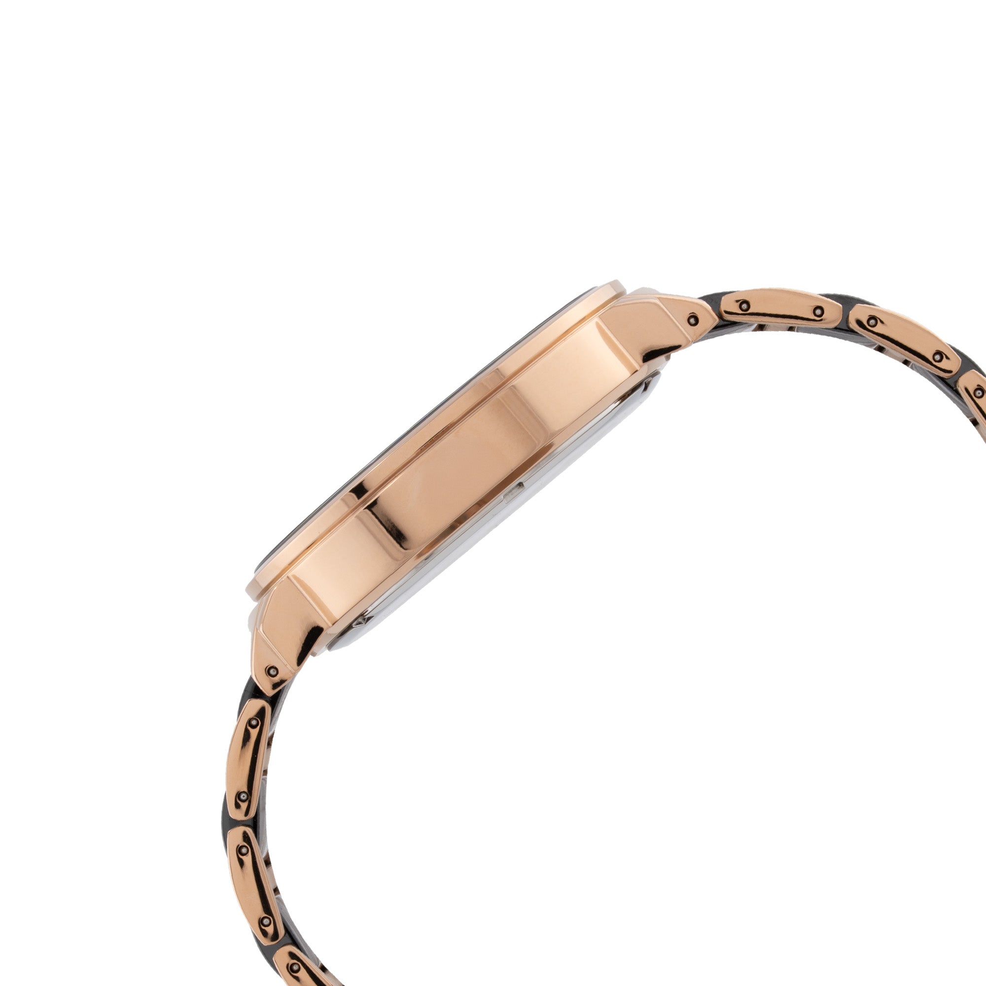 BLADE Jazz Crimson SS Case & SS/Ceramic Band Date Women's Watch