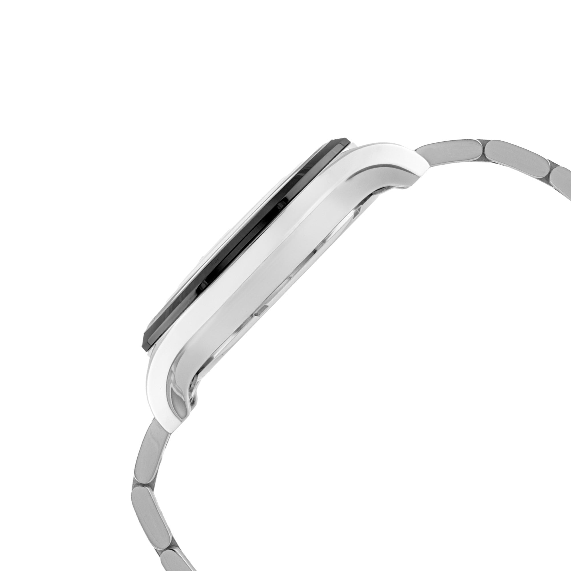 BLADE Panache Mono 3729G2MUS SS Case & Band Dual-Time Multifunction Men`s Watch