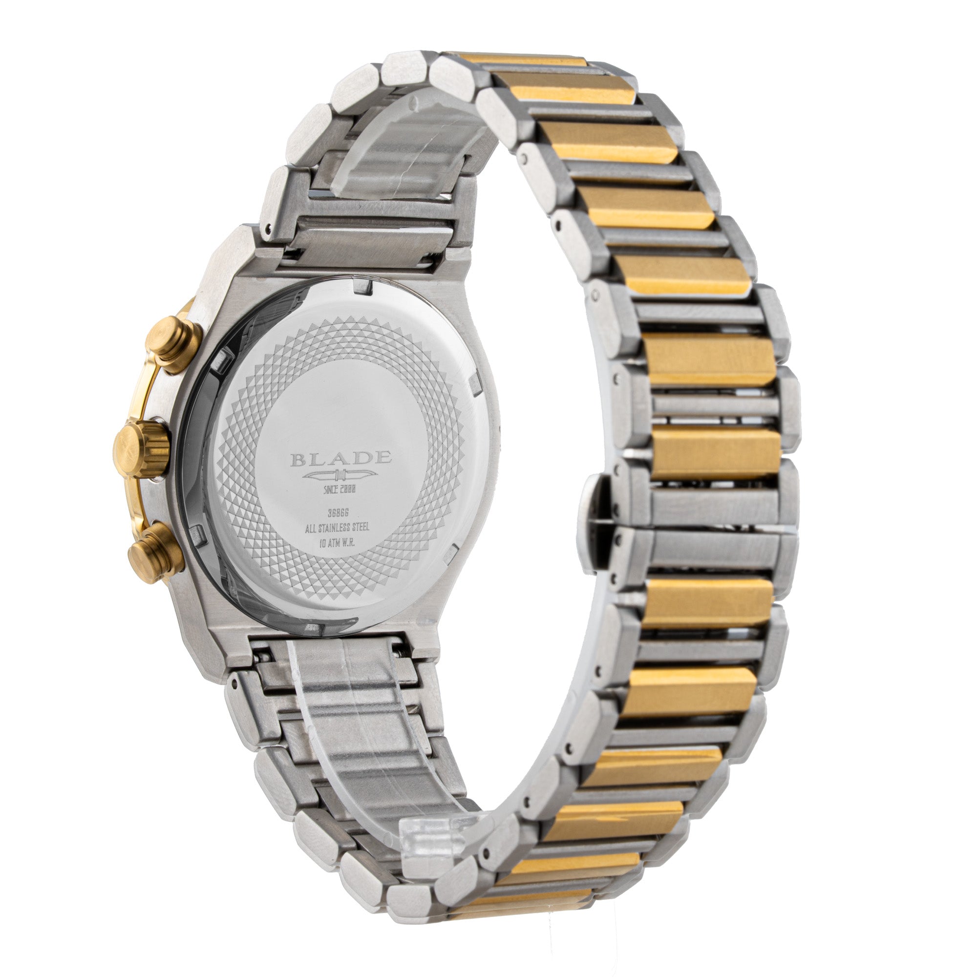 BLADE Admiral Ivory 3686G2TST SS Case & Band Multifunction Men's Watch