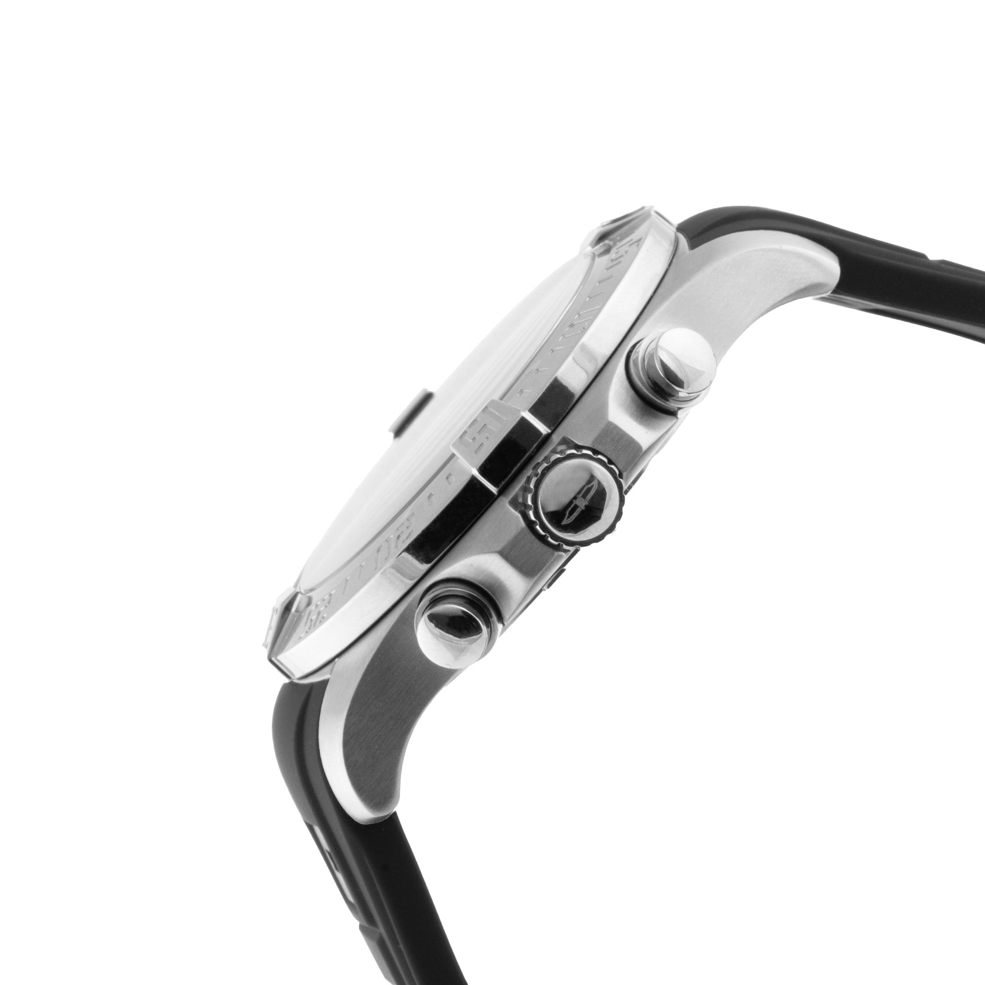 BLADE Warrior Black 3658G5SNN SS & Silicone Strap Chronograph Men's Watch