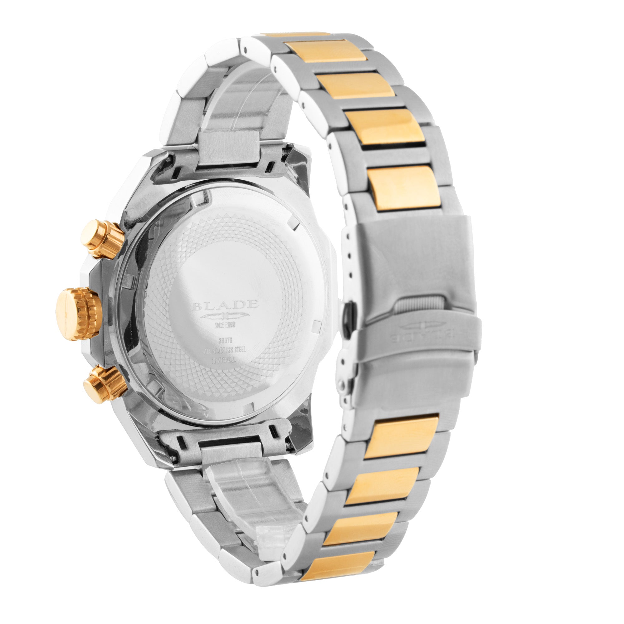 BLADE Patriot Power 3687G2TET SS Case & Band Chronograph Men's Watch