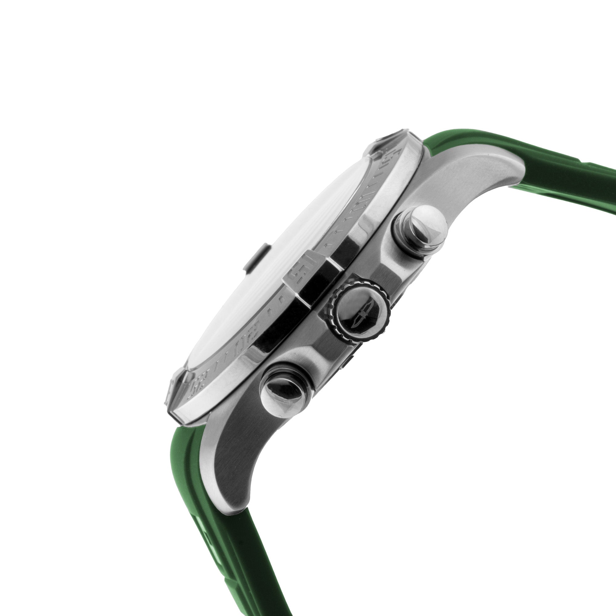 BLADE Warrior Gun 3658G5AEE SS & Silicone Strap Chronograph Men's Watch