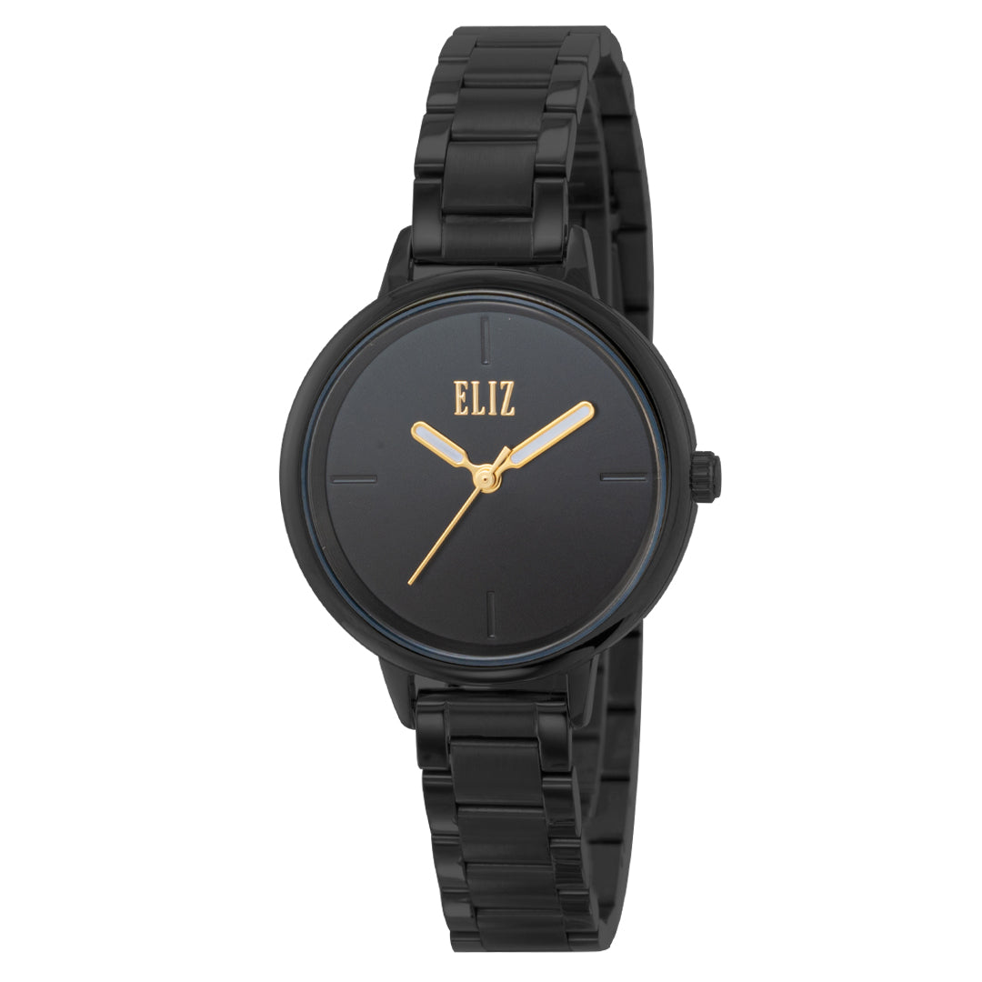 ELIZ ES8687L2NNN SS Case & Band 3-Hands Women's Watch