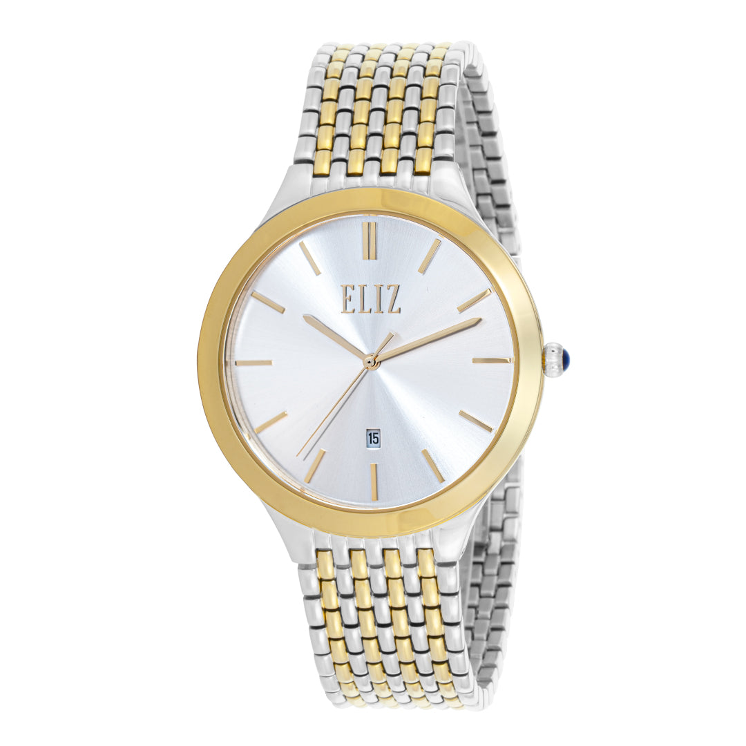 ELIZ ES8691G2TST SS Case & Band Men's Watch - Front