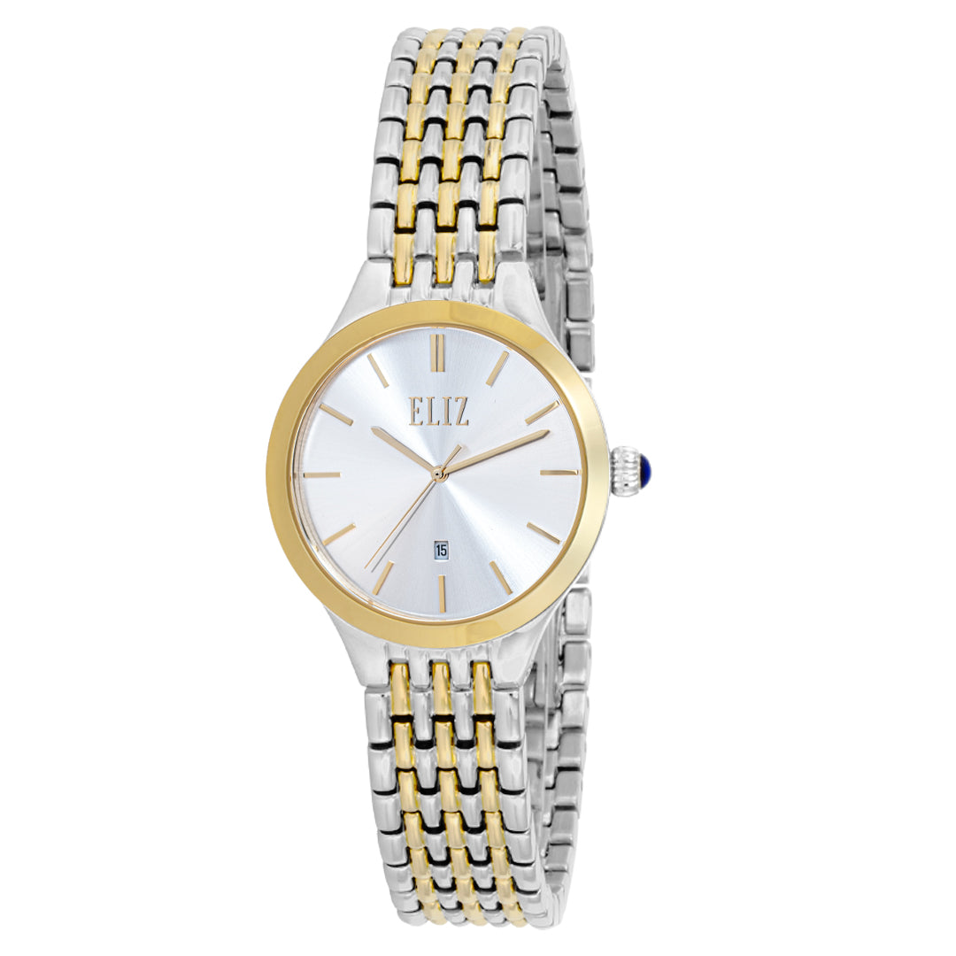 ELIZ ES8691L2TST SS Case & Band Women's Watch - Front