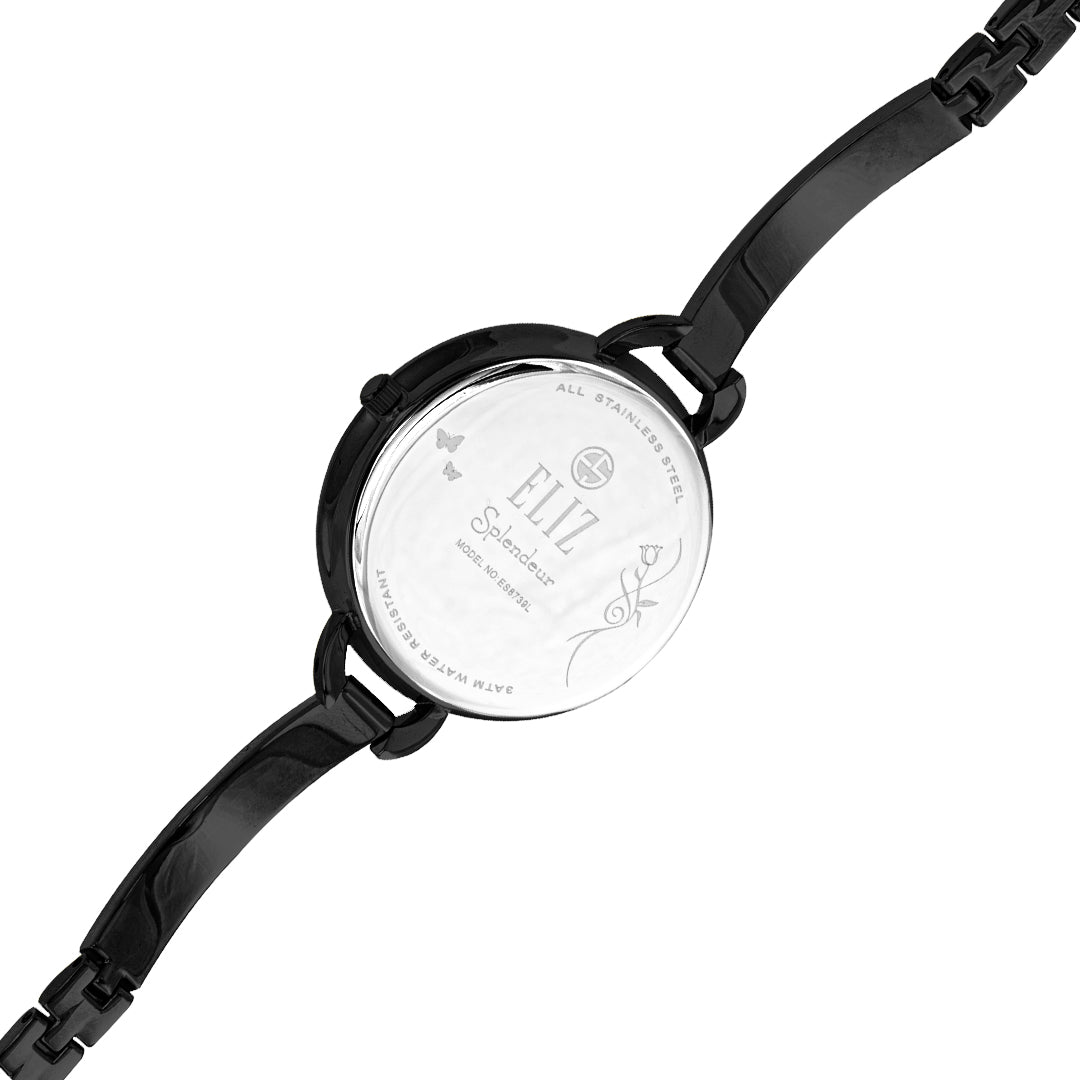 ELIZ ES8739L2NNN SS Case & Band 3-Hands Women's Watch