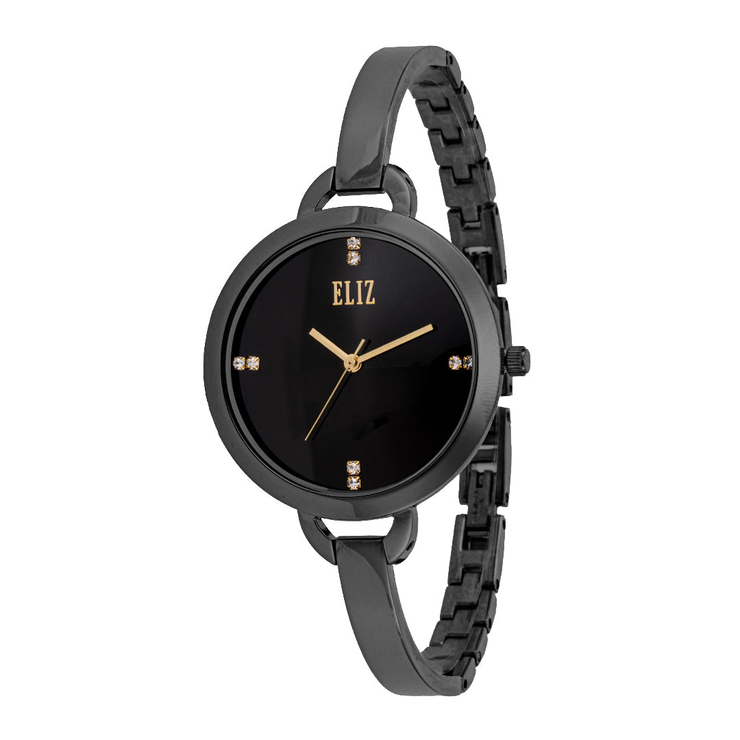 ELIZ ES8739L2NNN SS Case & Band 3-Hands Women's Watch