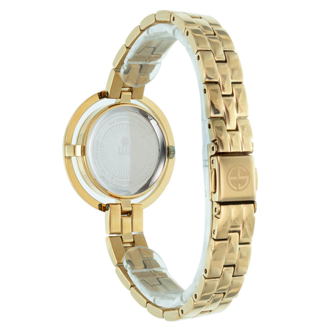 ELIZ ES8775L2GBG SS Case Band Women's Watch - Back