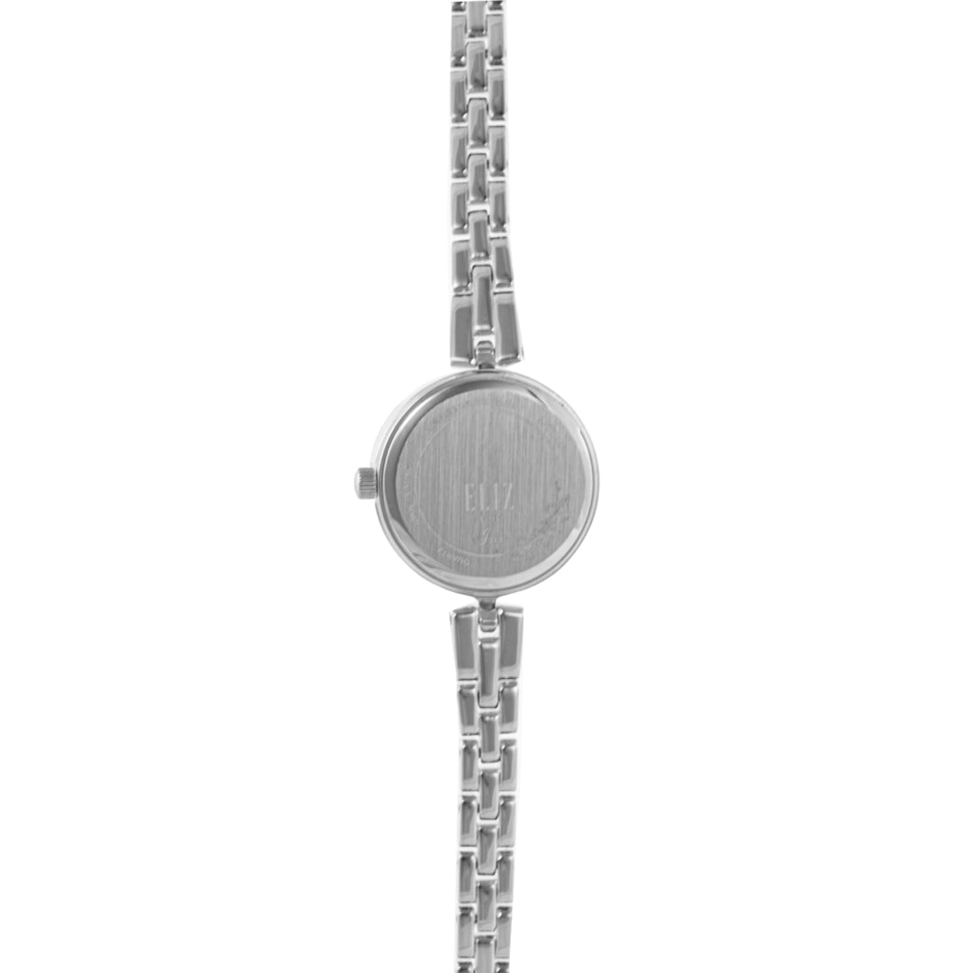 ELIZ ES8786L2SSS SS Caseback Band Women's Watch - Back