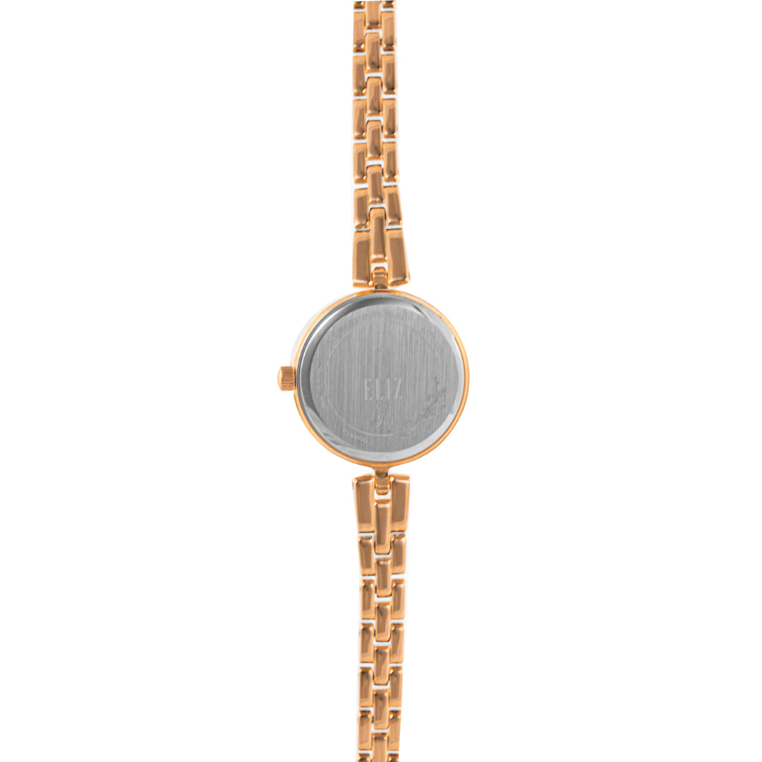 ELIZ ES8786L2RPR SS Caseback Band Women's Watch -  Back