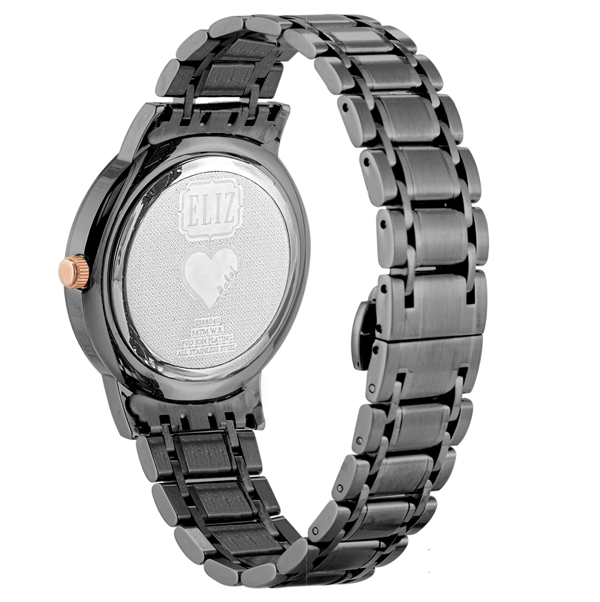 ELIZ ES8804G2AGA Metal Case and Bracelet Calendar Men's Watch