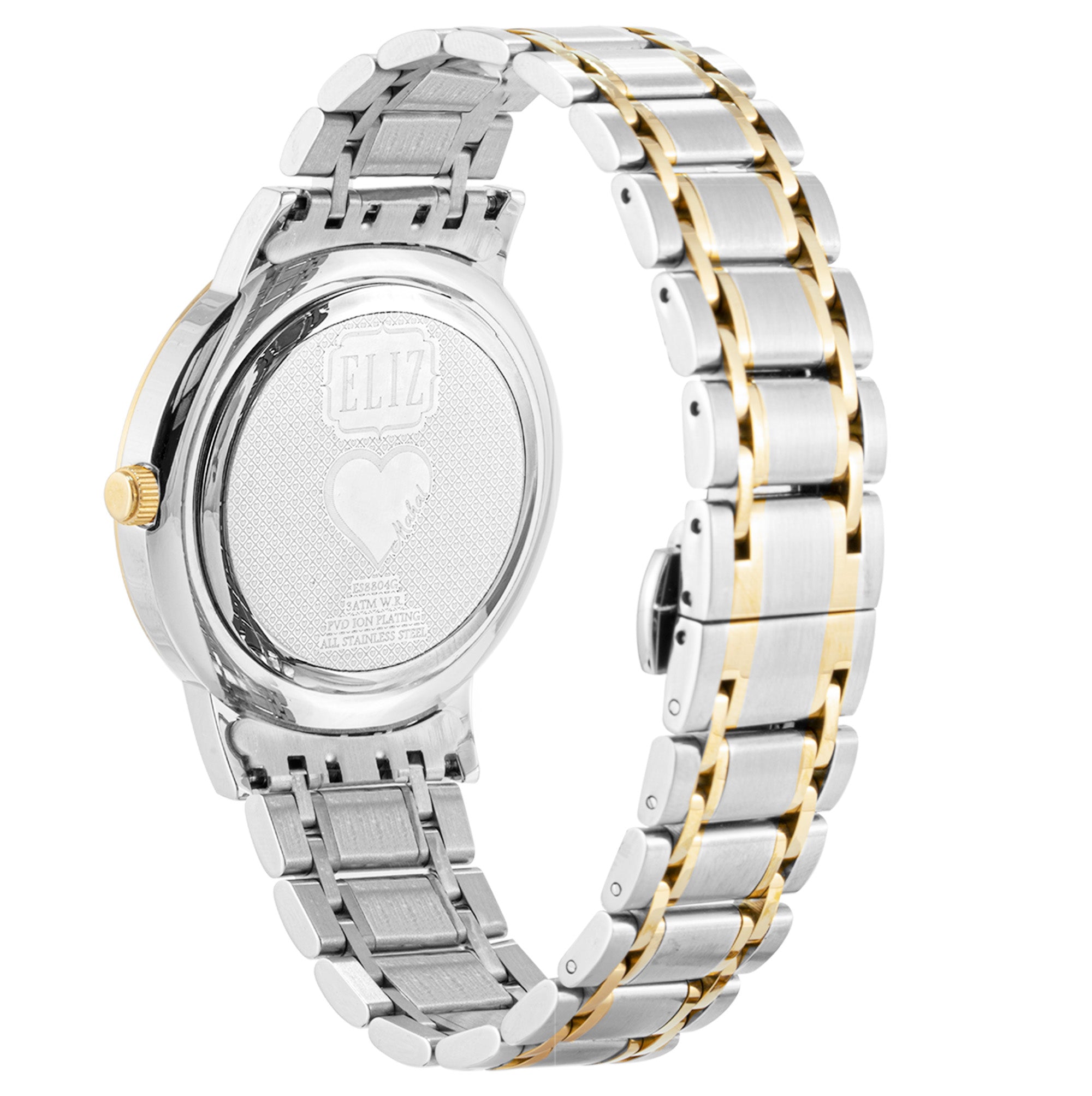 ELIZ ES8804G2TST SS Case & Band Date Men's Watch