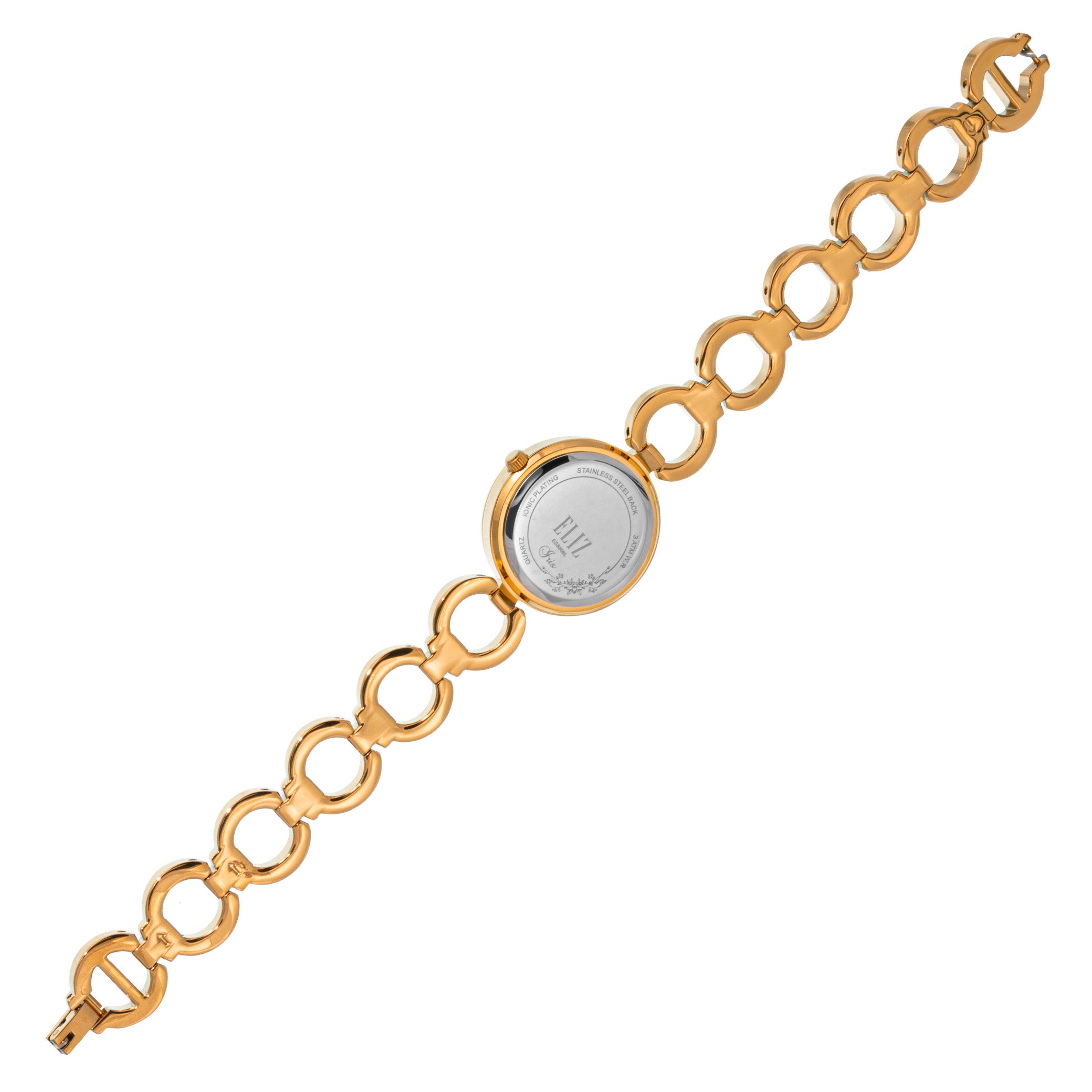 ELIZ ES8806L2RBR Metal Case and Bracelet 3-Hands Women's Watch