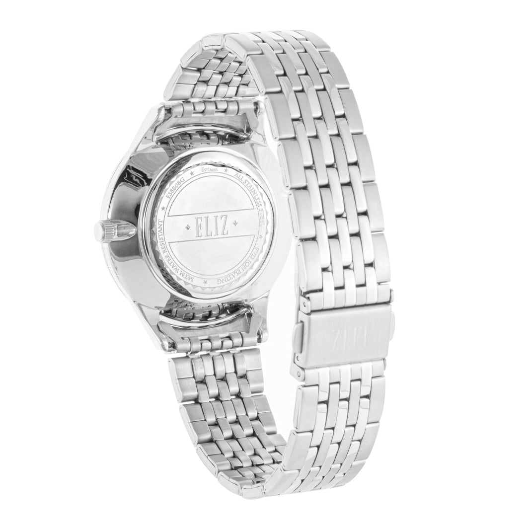 ELIZ ES8808G2SNS Men's Watch - Back 01