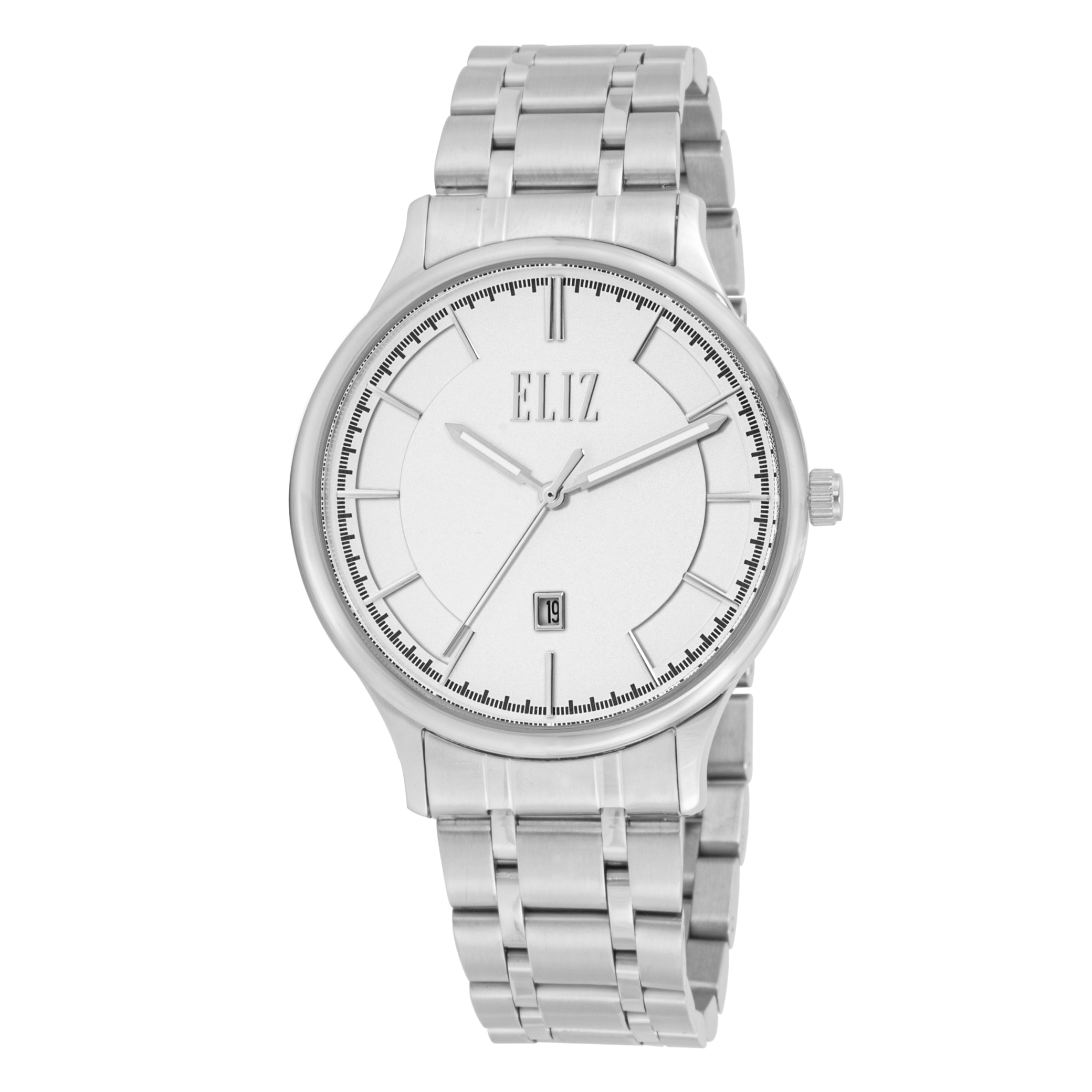 ELIZ ES8809G2SWS Men's Watch - Front