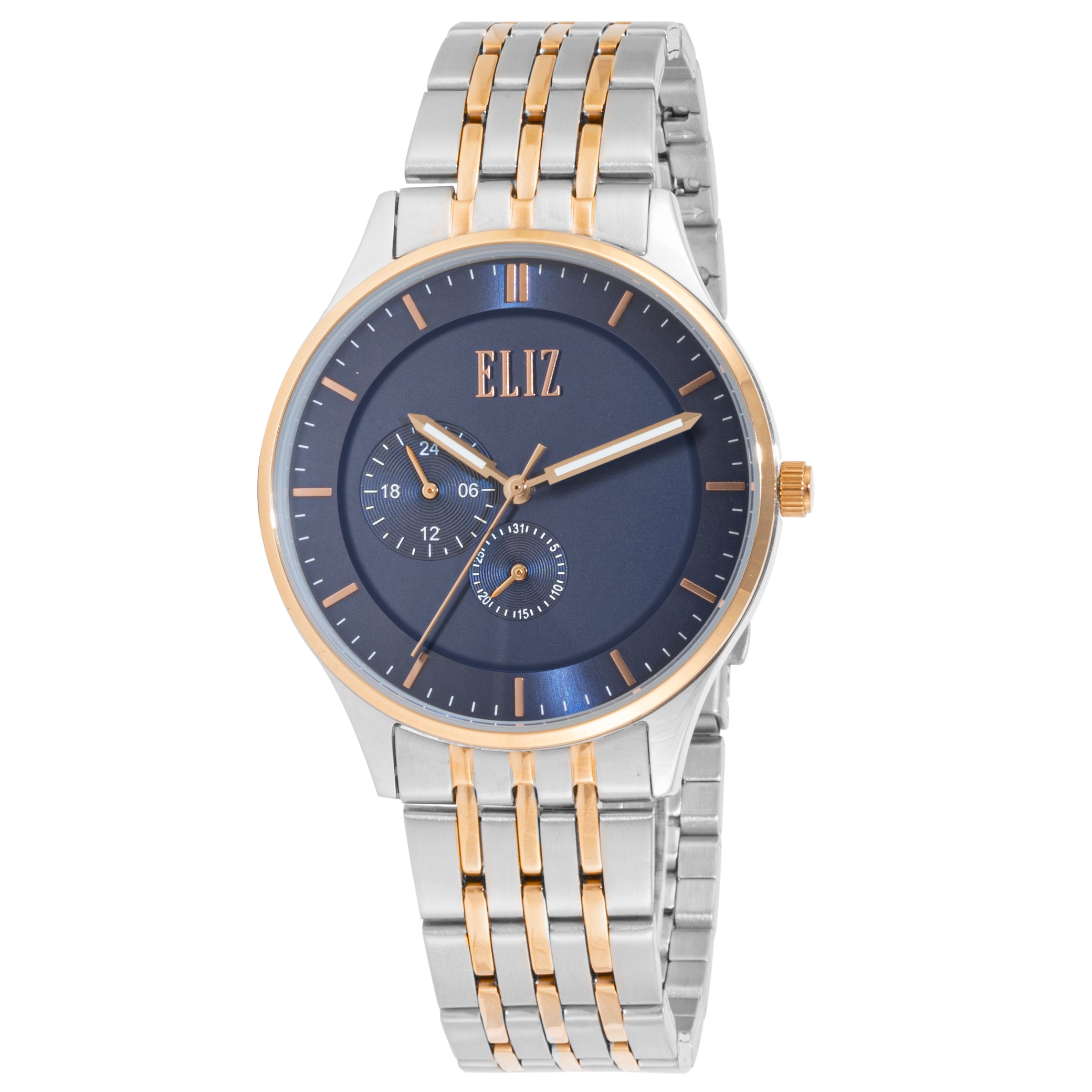 ELIZ ES8811G2UBU Multifunction Men's Watch - Front