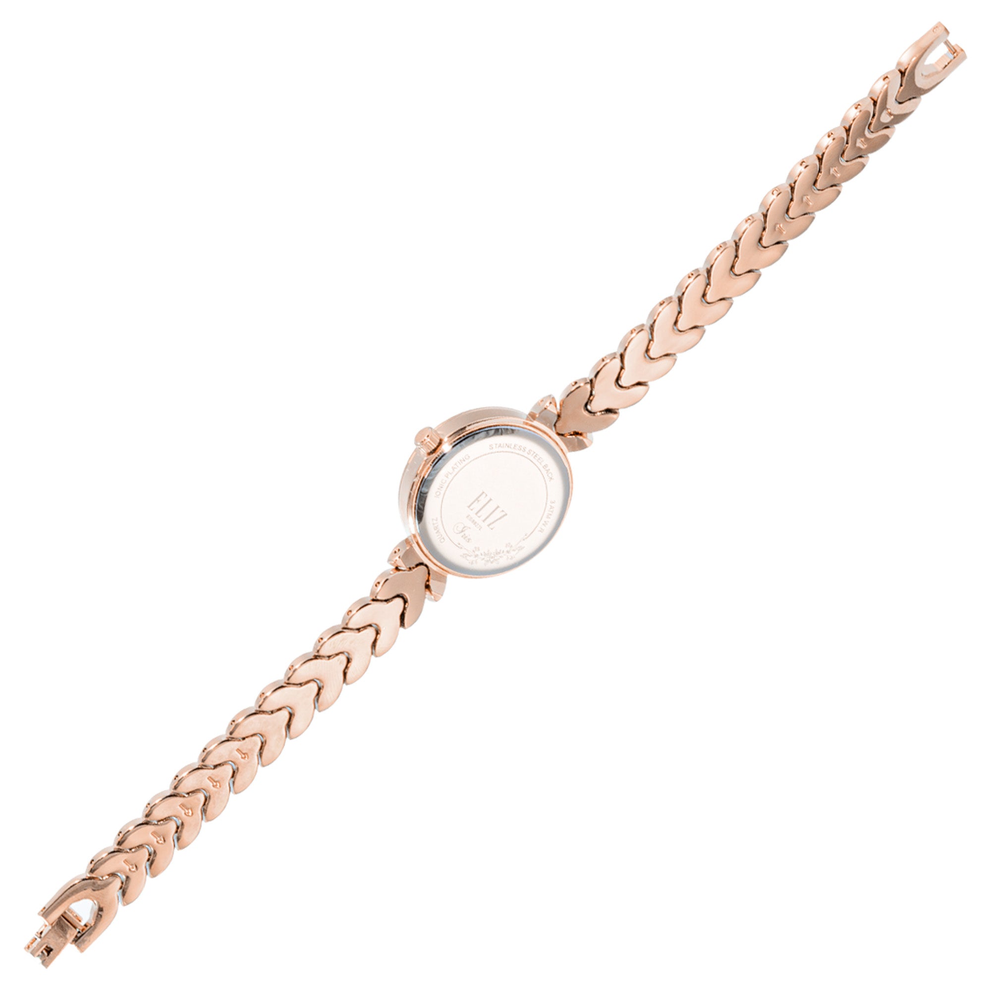 ELIZ ES8827L2RSR Metal Case and Bracelet Three-hands Women's Watch