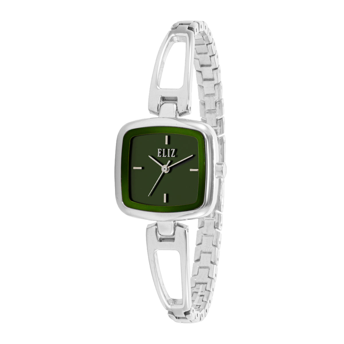 ELIZ ES8828L2SES Metal Case and Bracelet Three-hands Women's Watch