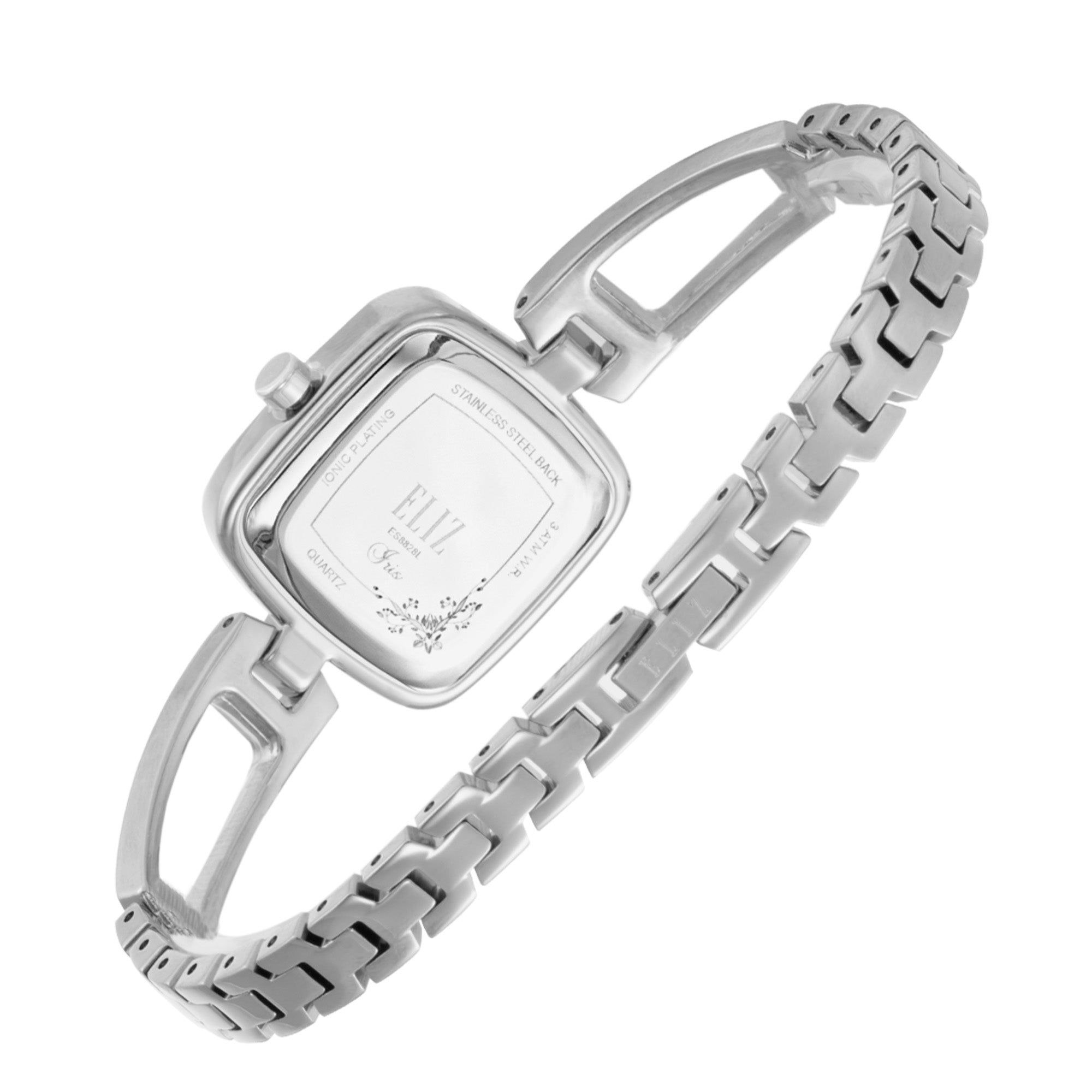 ELIZ ES8828L2SES Metal Case and Bracelet Three-hands Women's Watch
