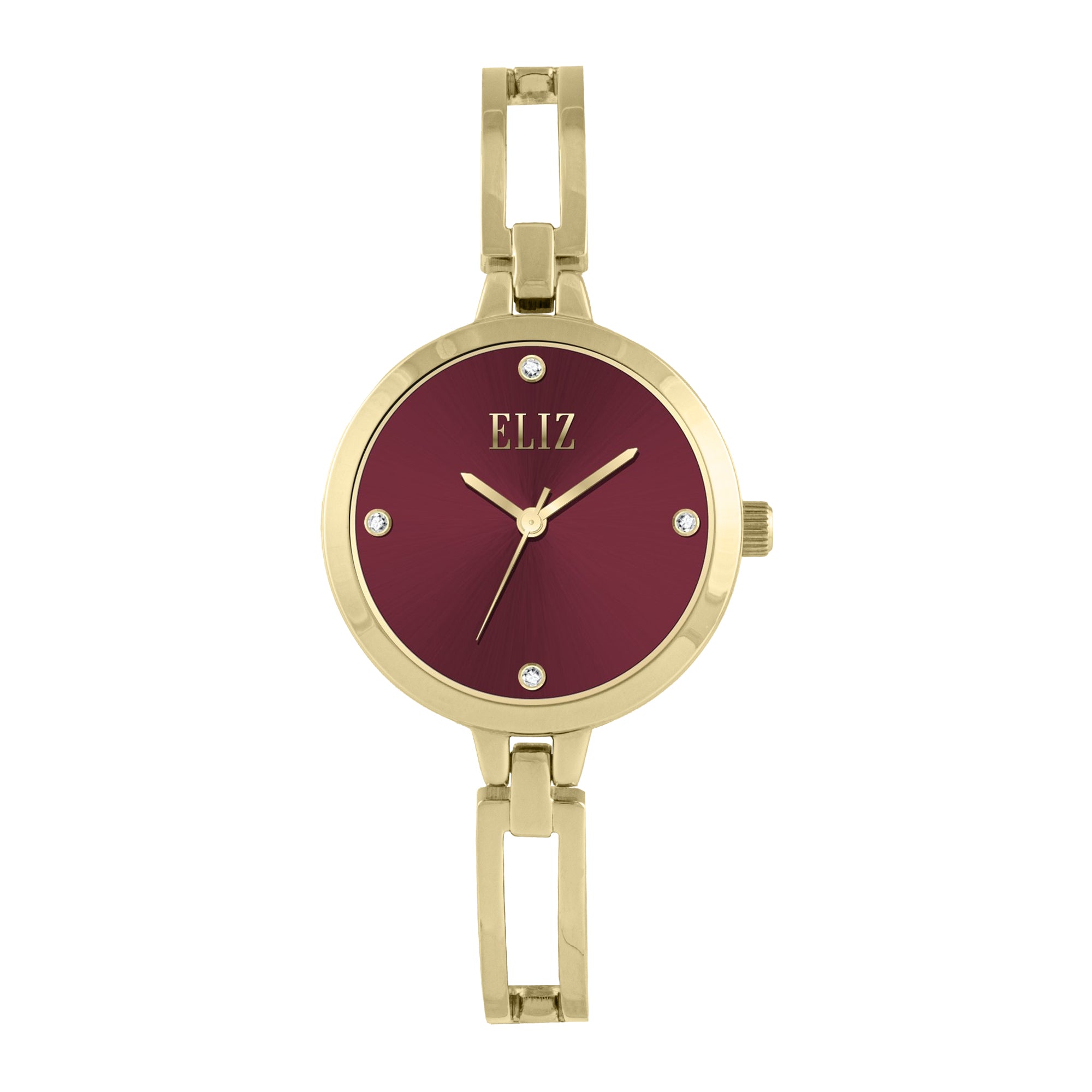 ELIZ ES8830L2GRG Metal Case and Bracelet 3-Hands Women's Watch