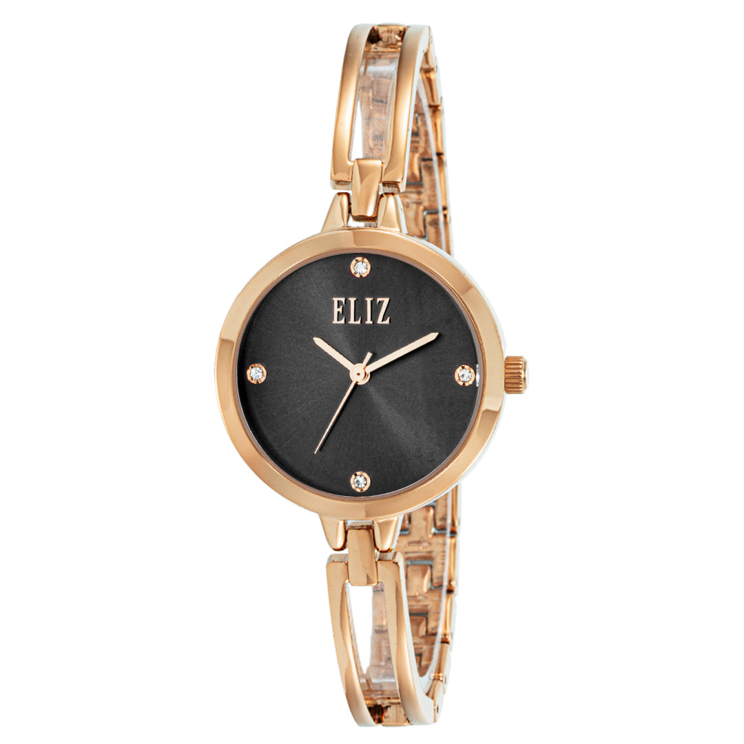 ELIZ ES8830L2RGR Metal Case and Bracelet 3-Hands Women's Watch