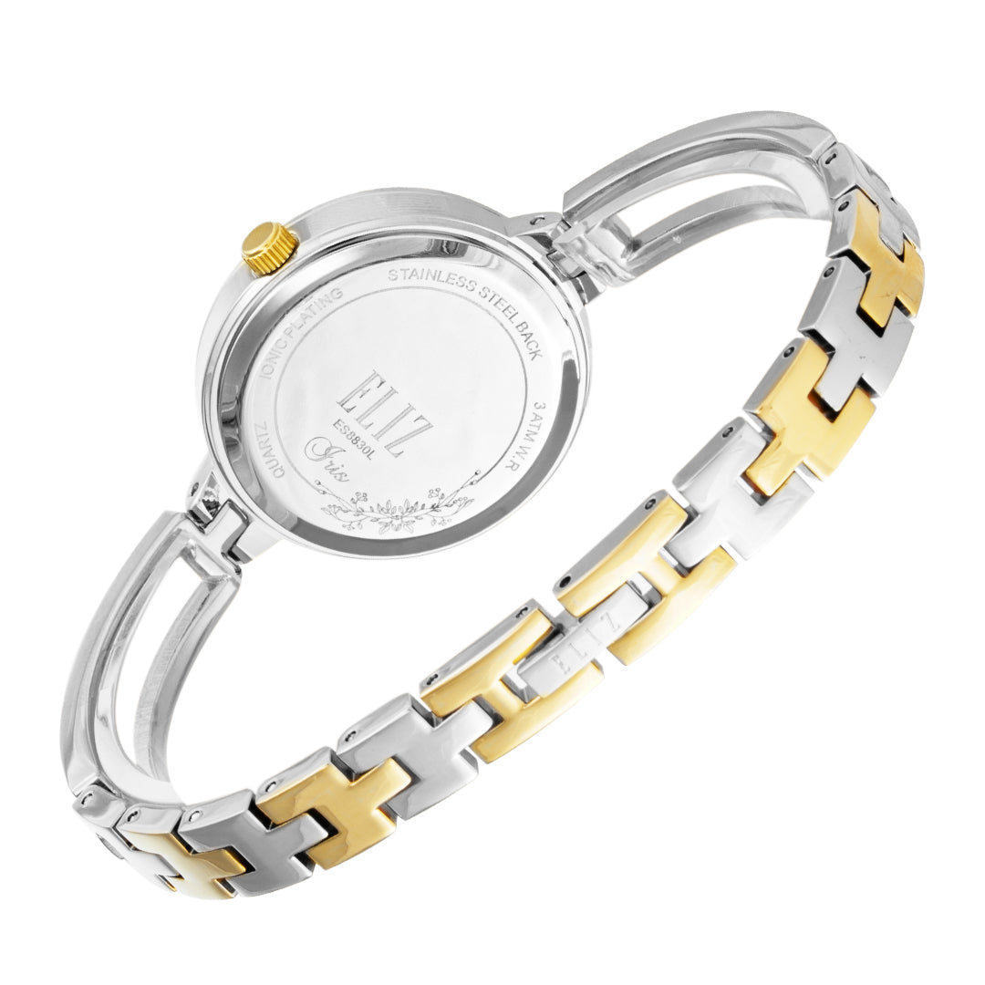 ELIZ ES8830L2TET Metal Case and Bracelet 3-Hands Women's Watch