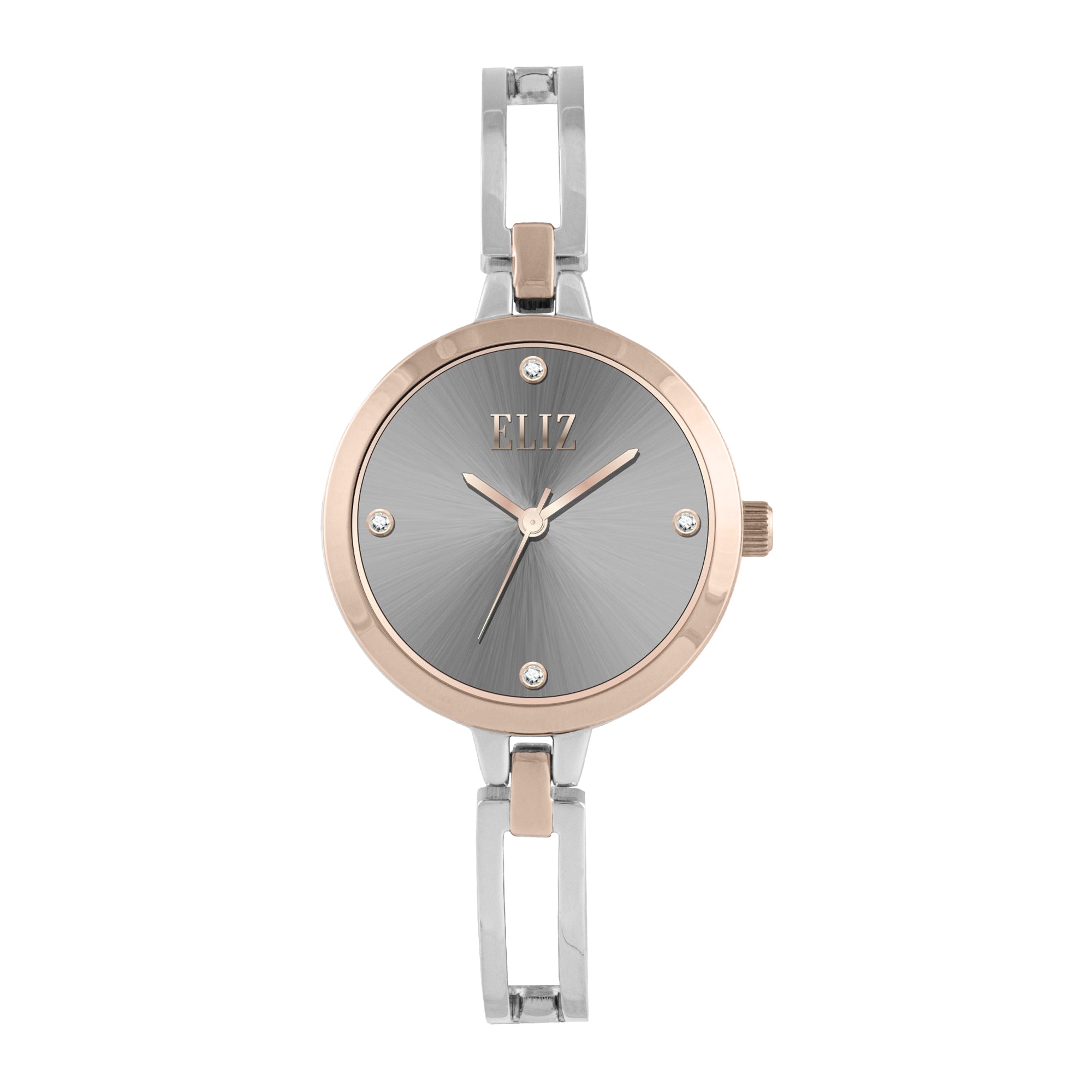 ELIZ ES8830L2UGU Metal Case and Bracelet 3-Hands Women's Watch
